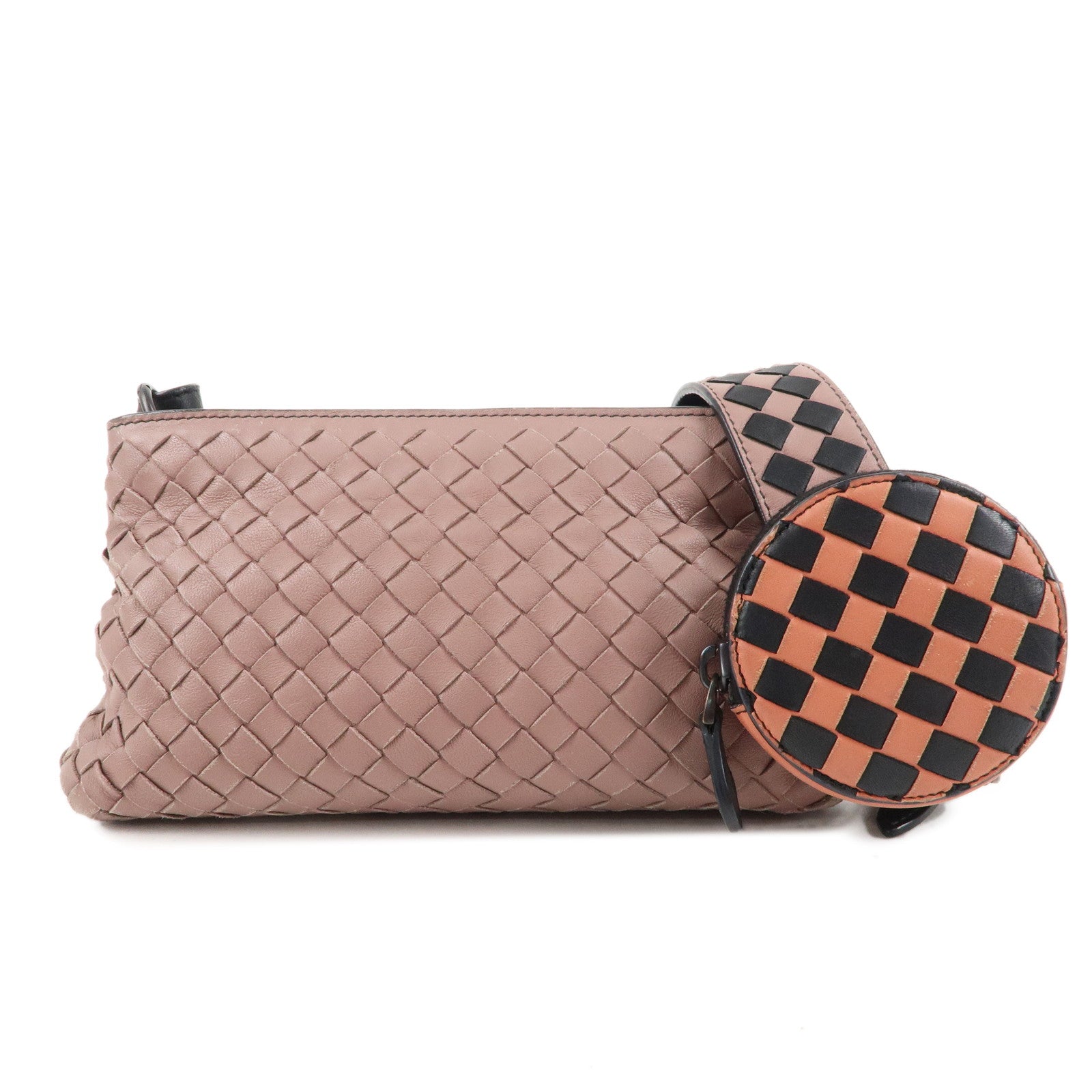 Bottega-Veneta-Intrecciato-Leather-Shoulder-Bag