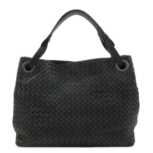 BOTTEGA-VENETA-Intrecciato-Leather-Medium-Garda-Bag-Black-179320
