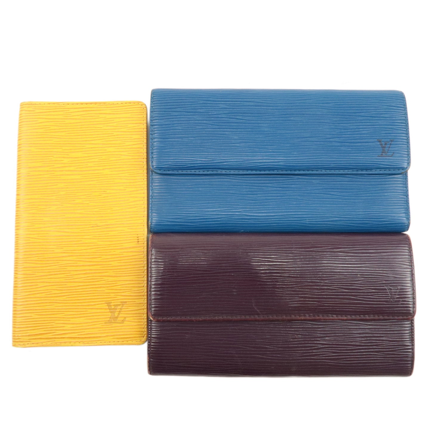 Louis-Vuitton-Set-of-3-Epi-Long-Wallet-M63219-M63385-M6374L