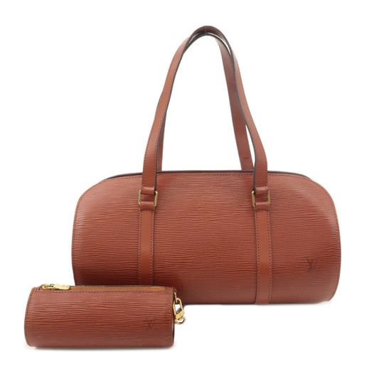 Louis-Vuitton-Epi-Soufflot-Shoulder-Bag-&-Pouch-Kenya-Brown-M52223