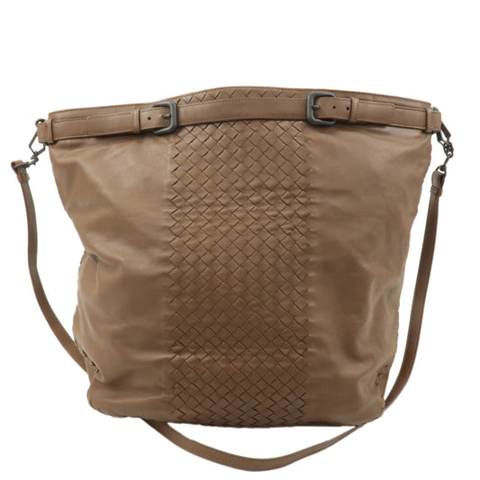 BOTTEGA-VENETA-Intrecciato-Leather-2WAY-Tote-Bag-Shoulder-Bag