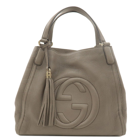 GUCCI-SOHO-Interlocking-G-Leather-Shoulder-Bag-Graige-282309