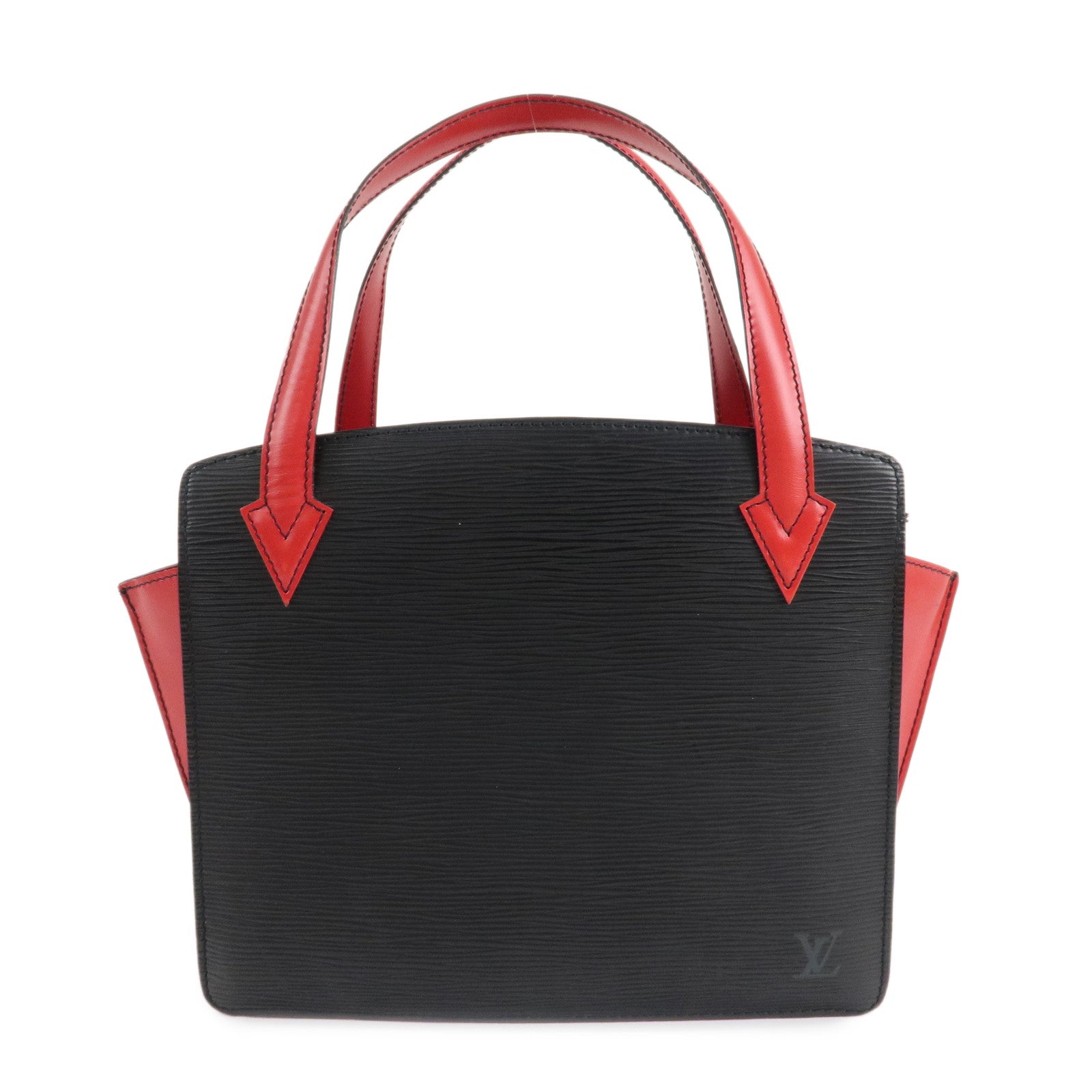 Louis-Vuitton-Epi-Varennes-Hand-Bag-Noir-Red--M52387