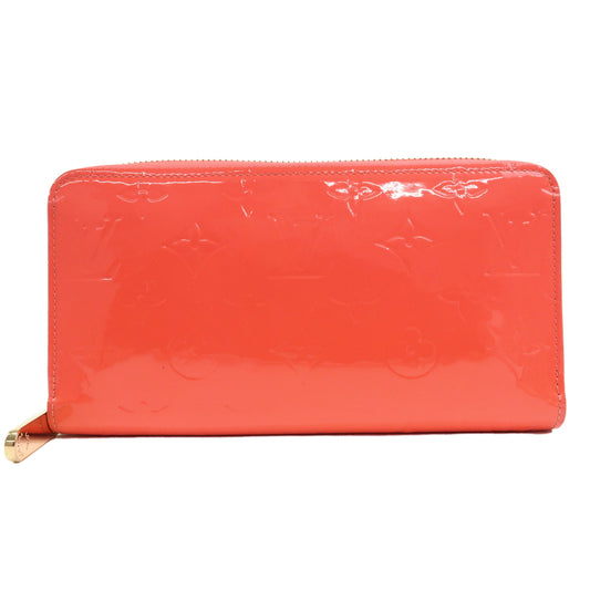 Louis-Vuitton-Monogram-Vernis-Zippy-Long-Wallet-Poppy-Petal