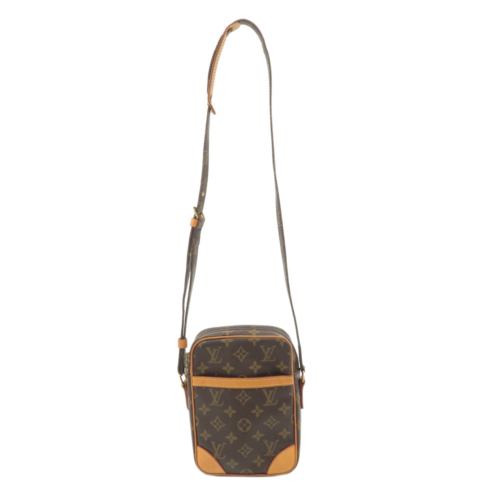 Louis-Vuitton-Monogram-Danube-Shoulder-Bag-Brown-M45266