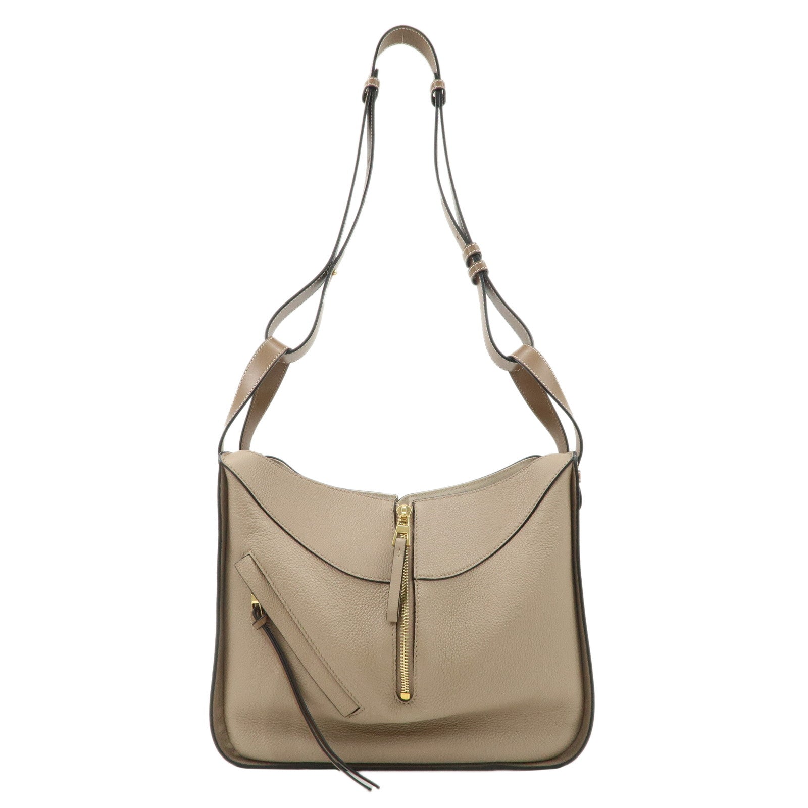 LOEWE-Leather-Hammock-Small-Shoudler-Bag-Beige-314.12BZ95