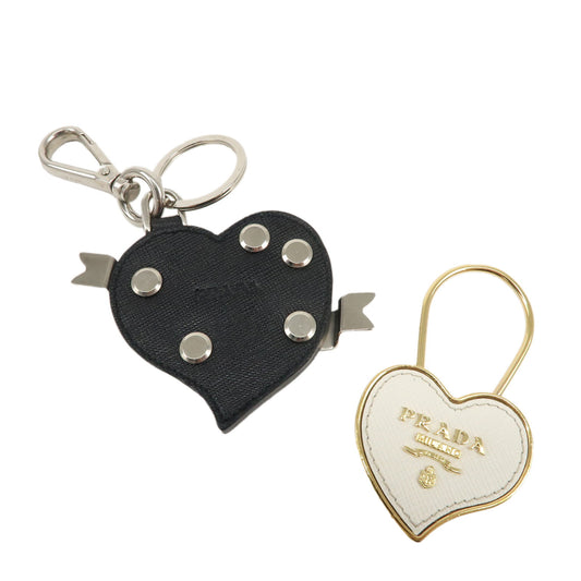 PRADA-Set-of-2-Metal-Leather-Key-Chain-Key-Charm-1PP047-2AR237