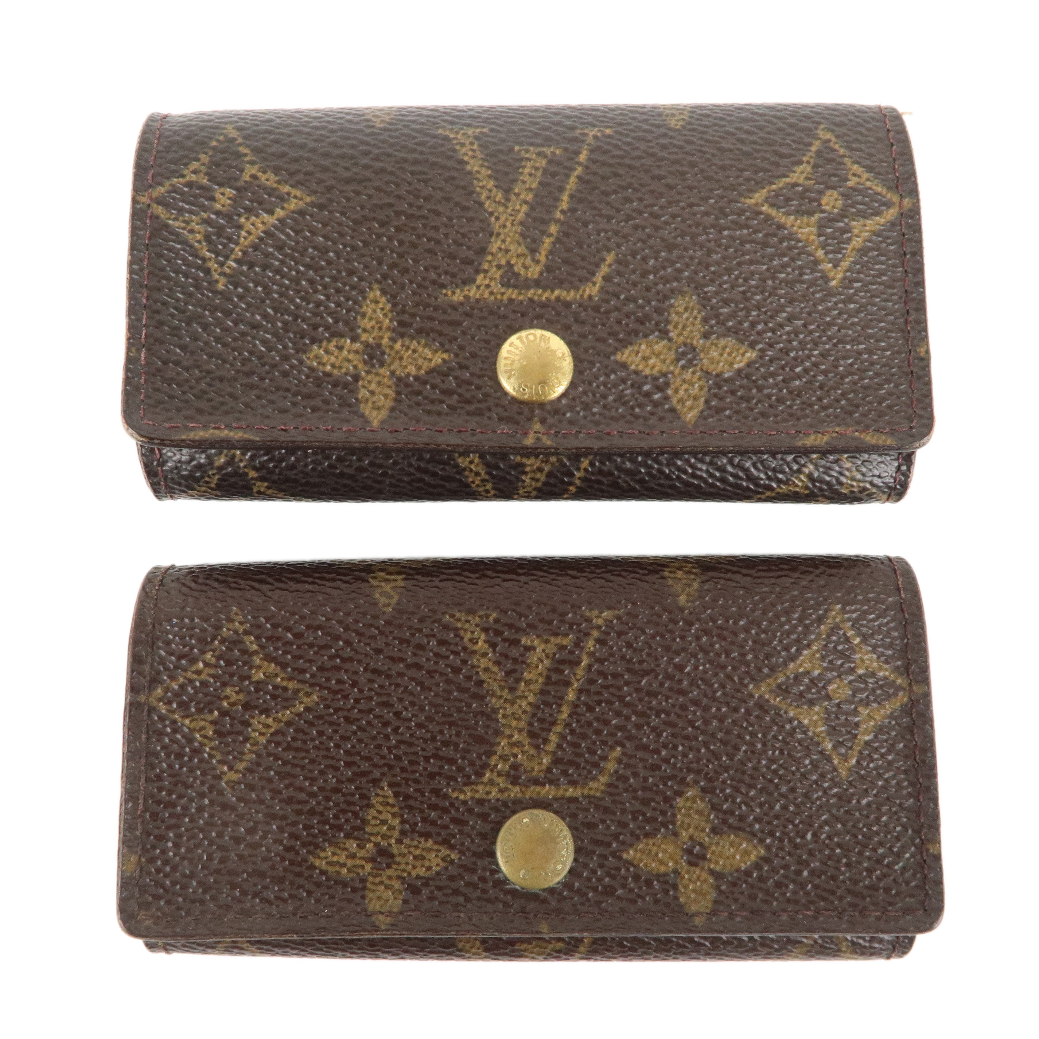 Louis Vuitton Monogram Set of 2 Multicles 4 Key Case M62631