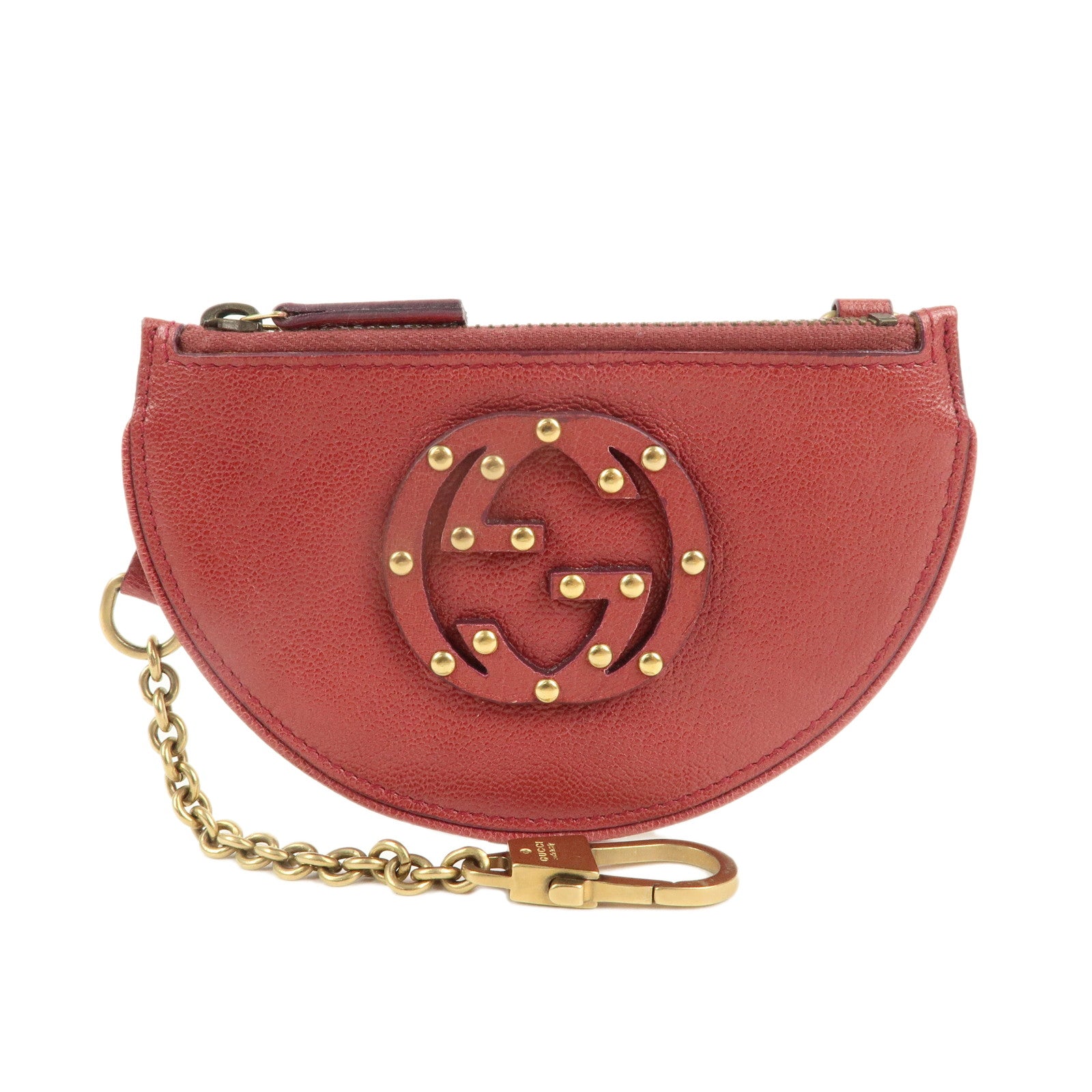 GUCCI-Interlocking-G-Leather-Coin-Case-Purse-Pink-120970