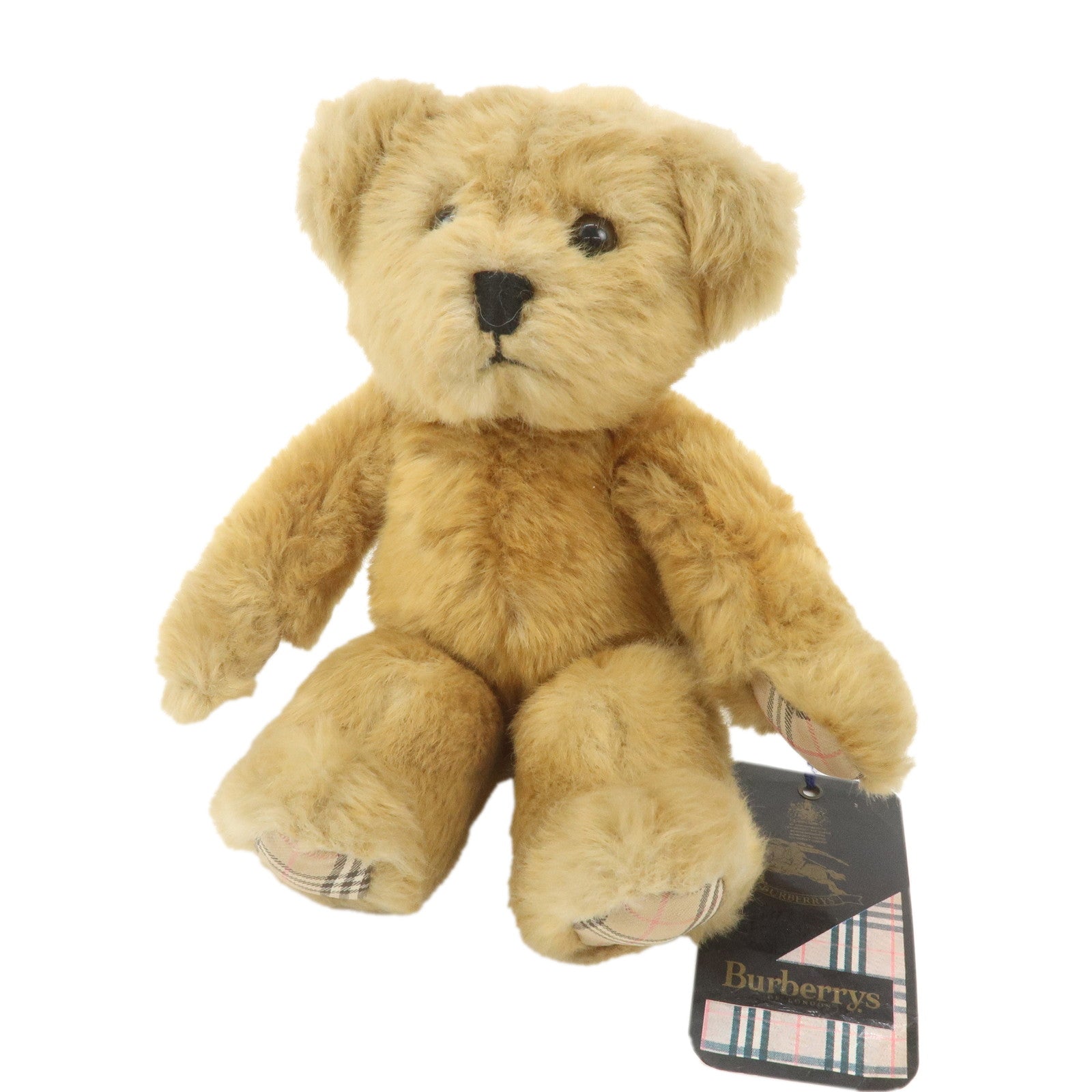 Burberry's-Polyester-Nova-Check-Burberry-Bear-Brown