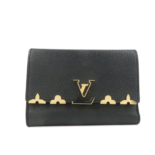 Louis-Vuitton-Portefeuille-Capucine-Compact-Wallet-Noir-M82764