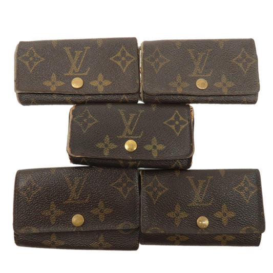 Louis-Vuitton-Monogram-Set-of-5-Multicles-Key-Case-M62630-M62631