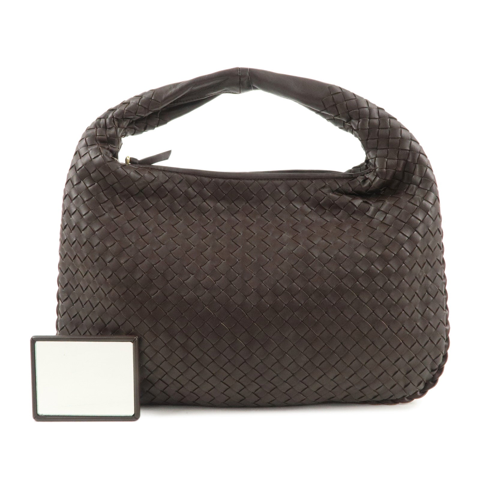 BOTTEGA-VENETA-Hobo-Intrecciato-Leather-Shoulder-Bag-Brown-115653