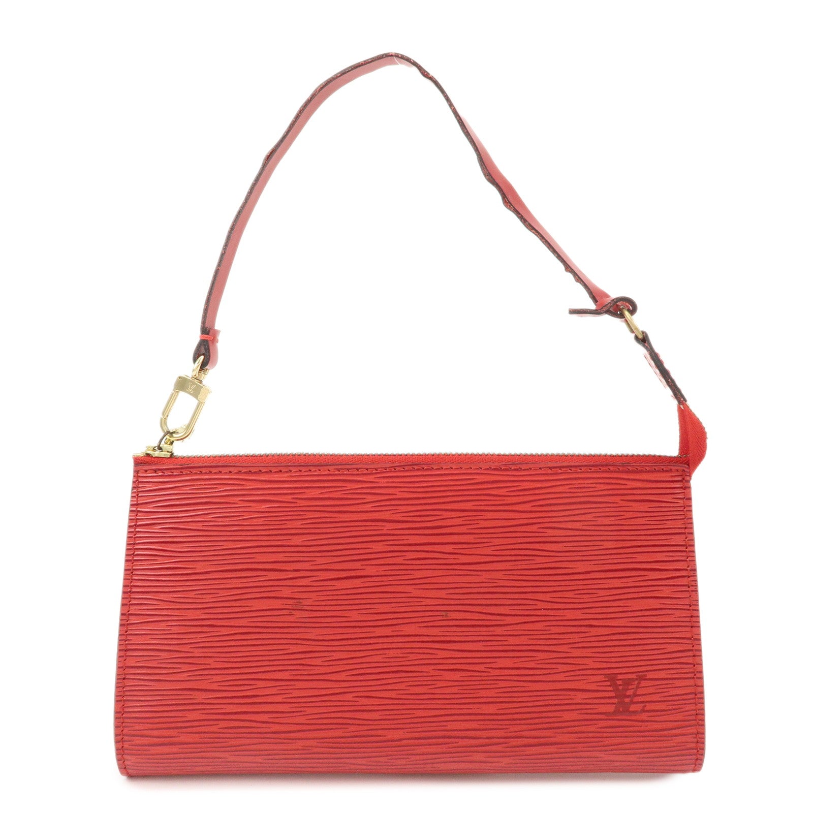 Authe-Louis-Vuitton-Epi-Pochette-Accessoires-Pouch-Castilian-Red-M52947