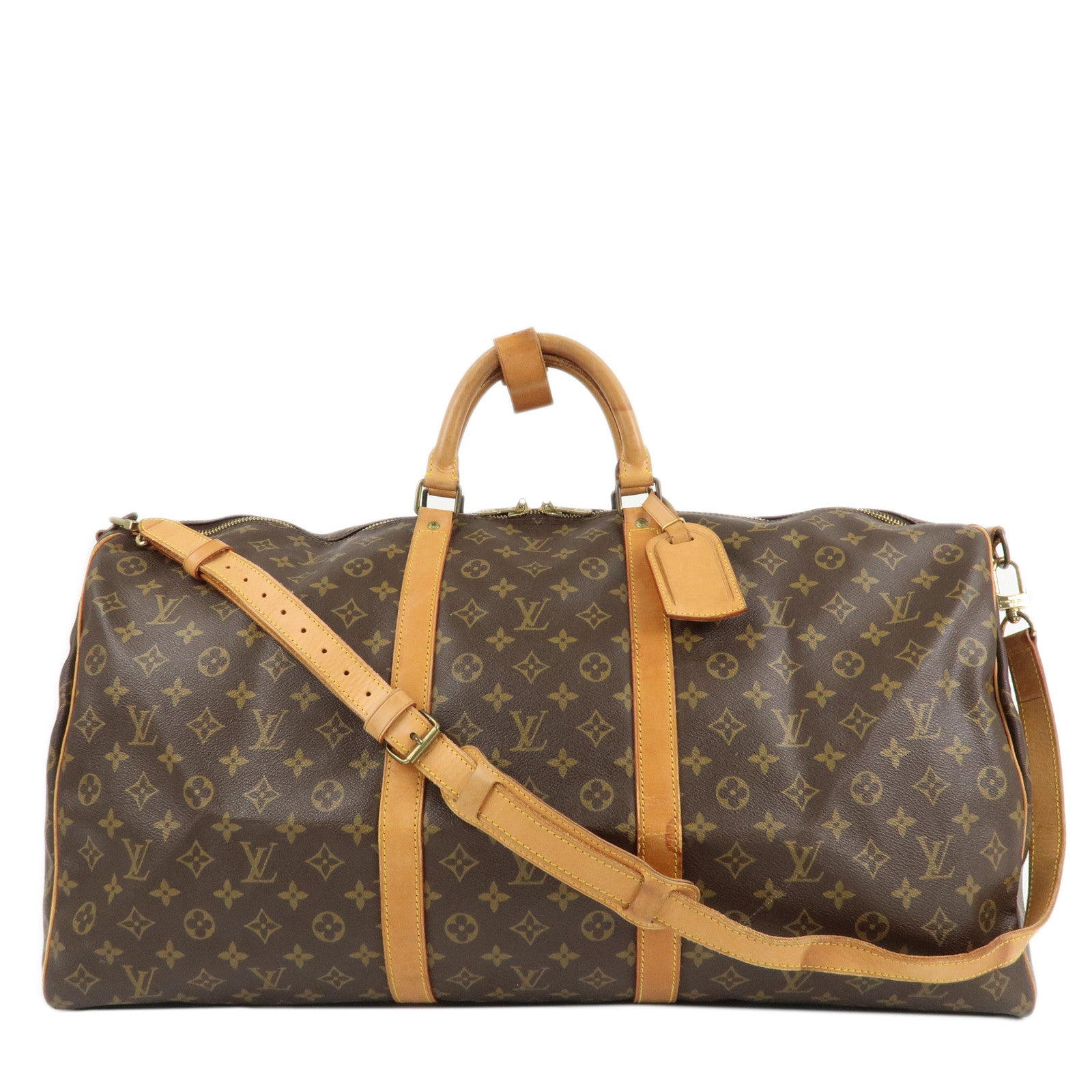 Louis-Vuitton-Monogram-Keep-All-Bandouliere-60-Boston-Bag-M41412