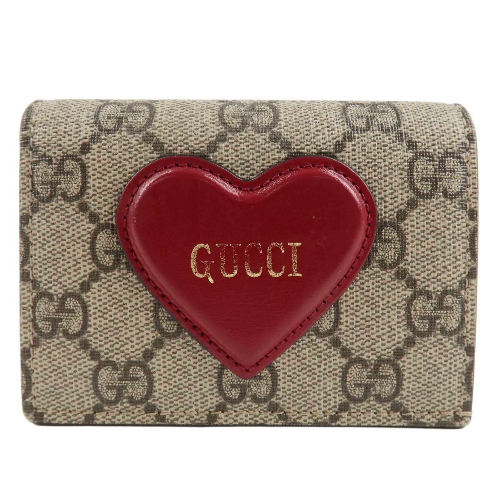 GUCCI-GG-Supreme-Leather-Heart-Motif-Bifold-Wallet-648848