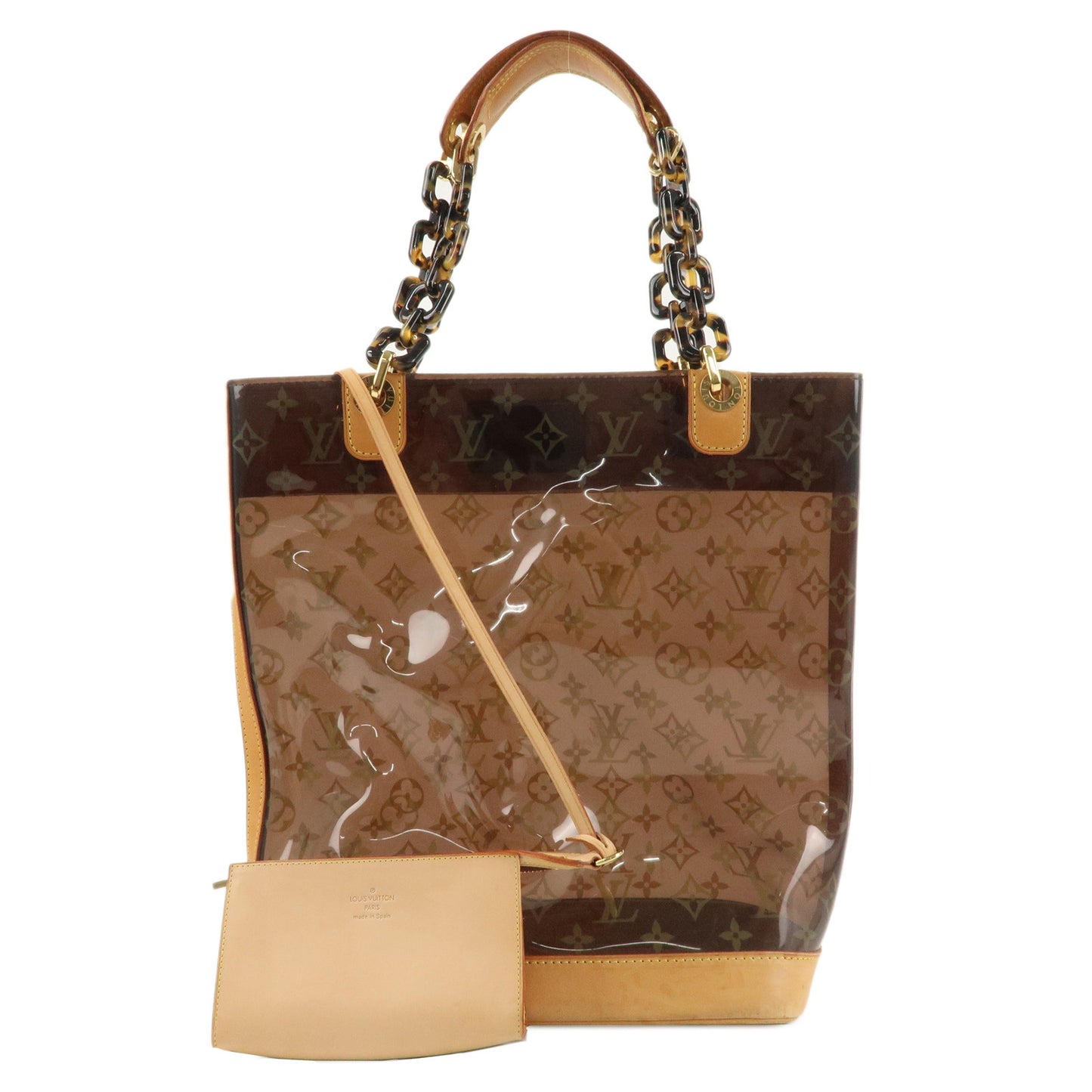 Louis Vuitton Monogram Vinyl Cabas Ambre MM Tote Bag M92501