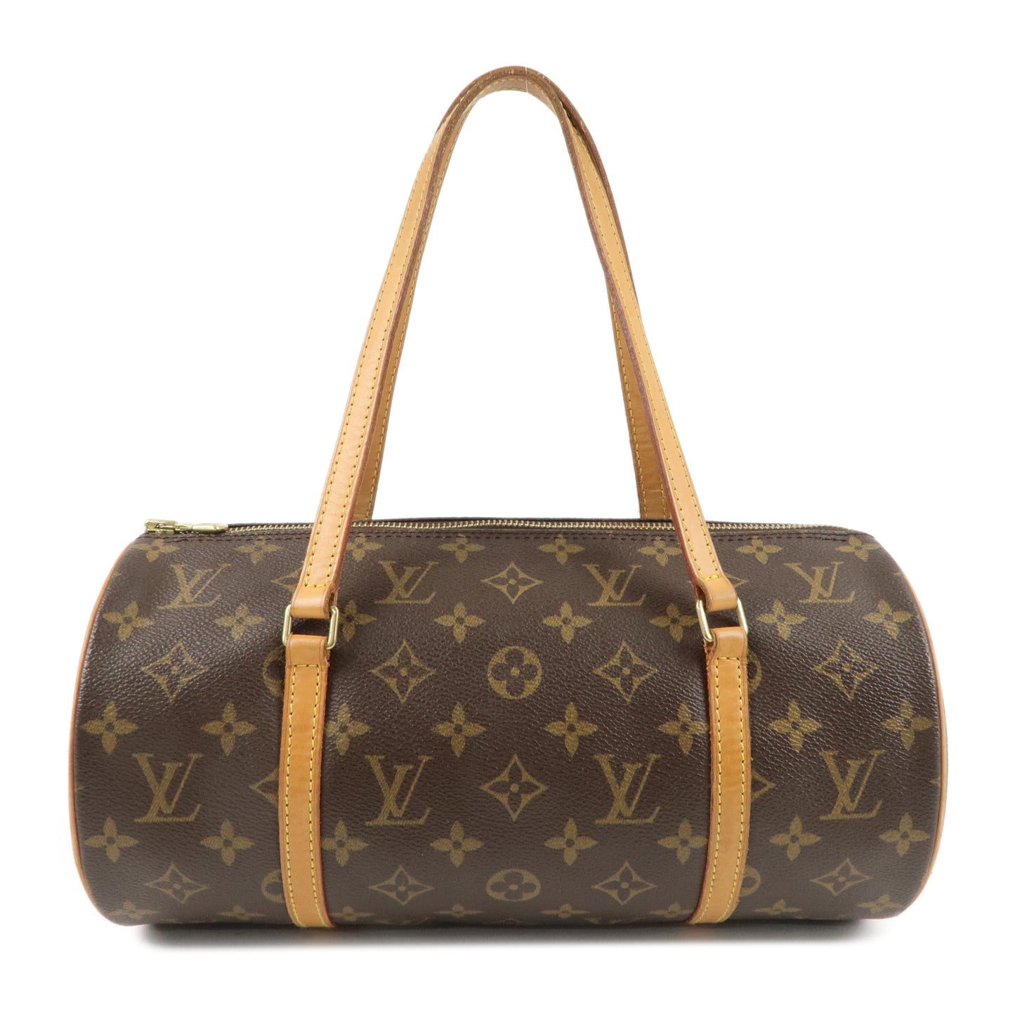 Louis Vuitton Monogram Papillon 26 Hand Bag New Style Brown M51385