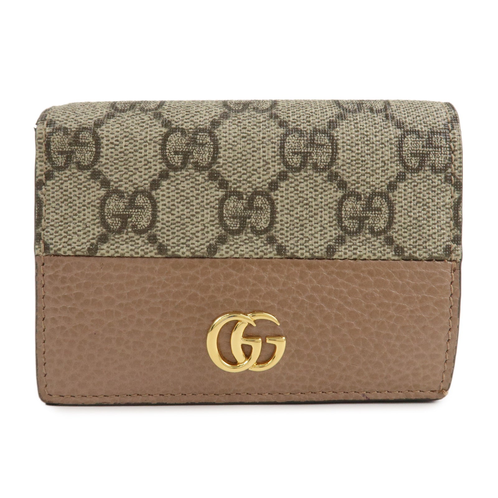 GUCCI-GG-Marmont-GG-Supreme-Leather-Compact-Wallet-658610