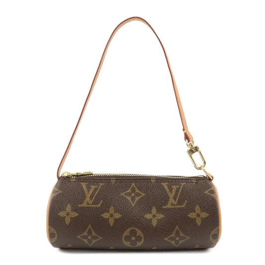 Louis-Vuitton-Monogram-Mini-Pouch-for-Papillon-Hand-Bag-Brown