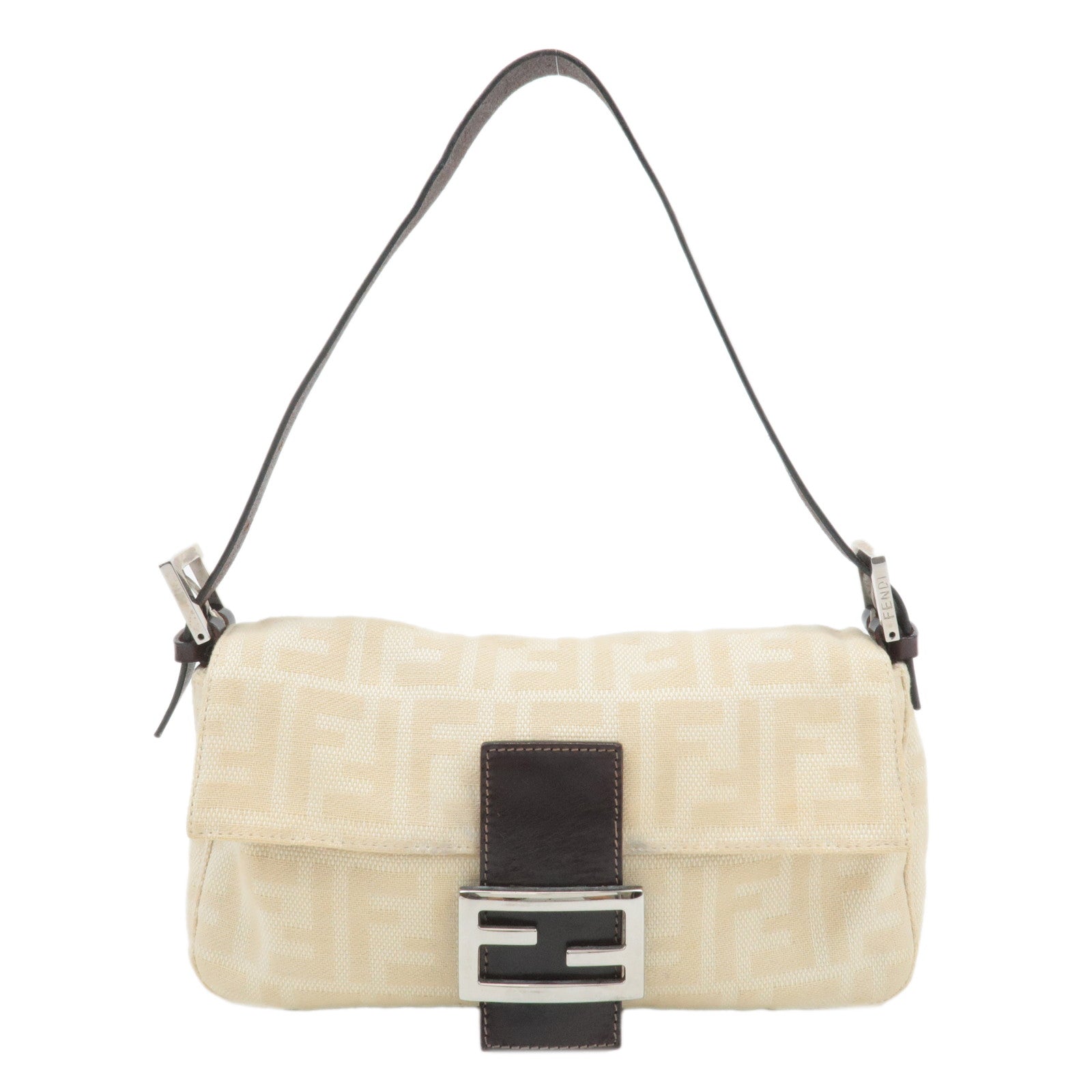 FENDI-Mamma-Baguette-Canvas-Leather-Shoulder-Bag-Beige-26424