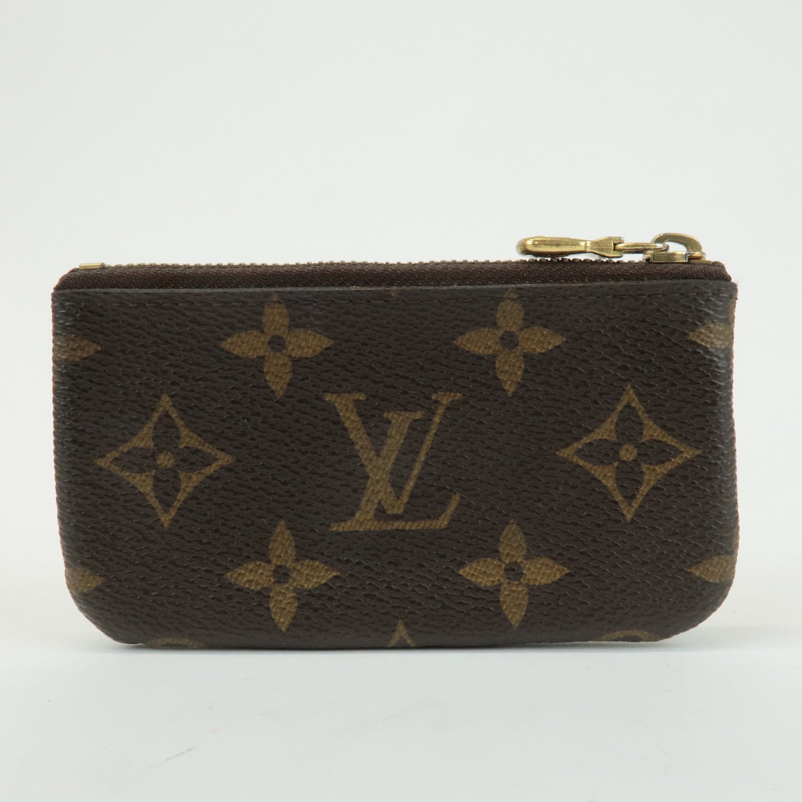 Louis Vuitton Monogram Pochette Cles Coin Case Key Case  M62650