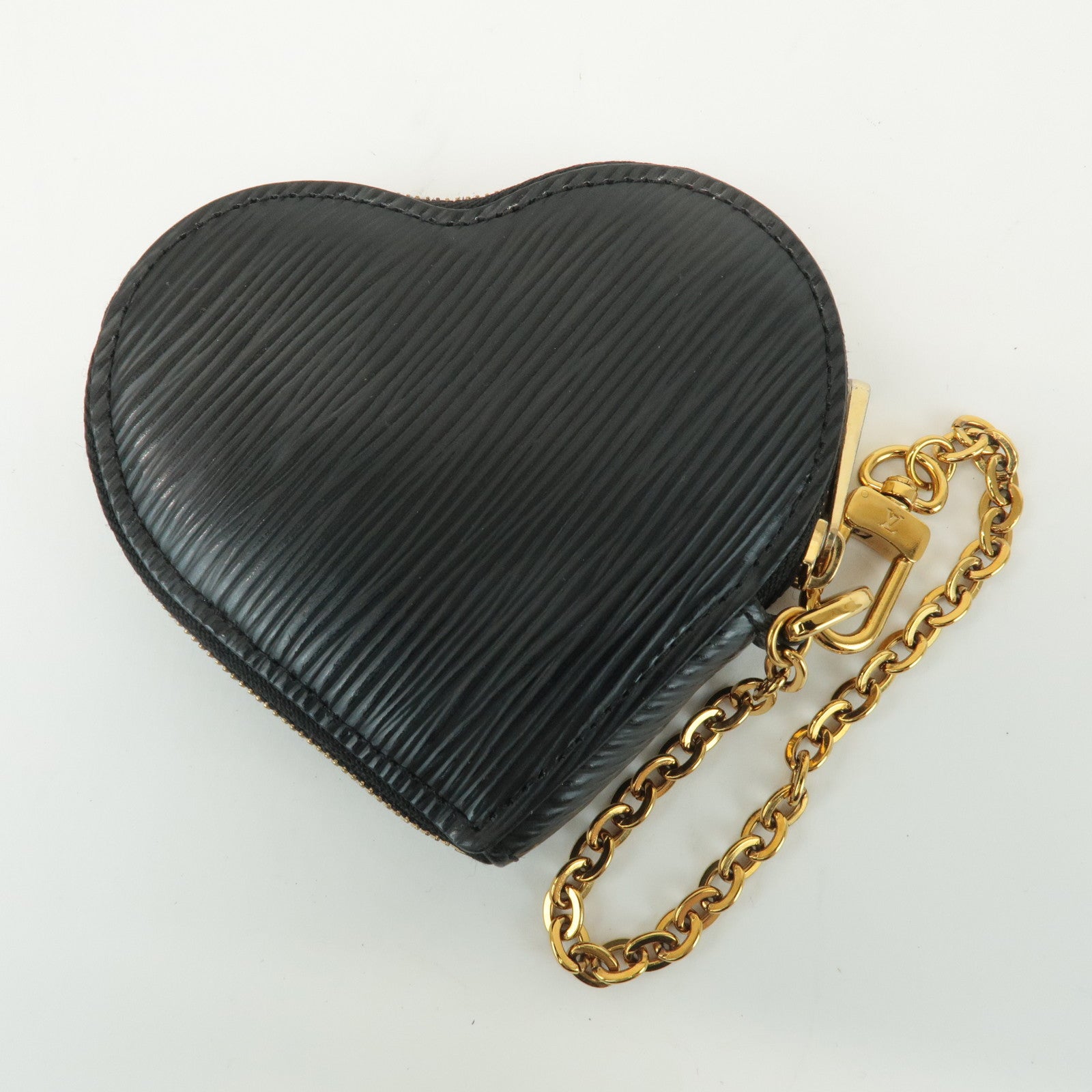 Louis Vuitton Epi Love Lock Porte Monnaie Coeur Coin Case M63995