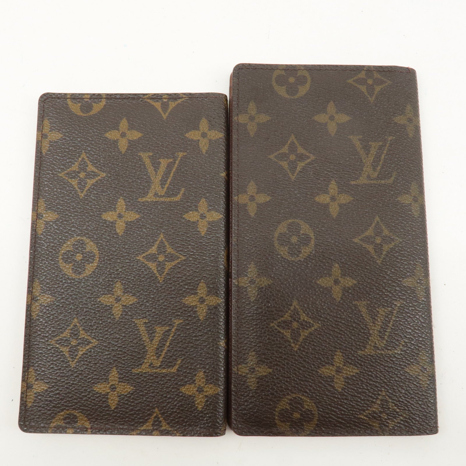 Louis Vuitton Monogram Set of 2 Card Case Brown M61823 R20503