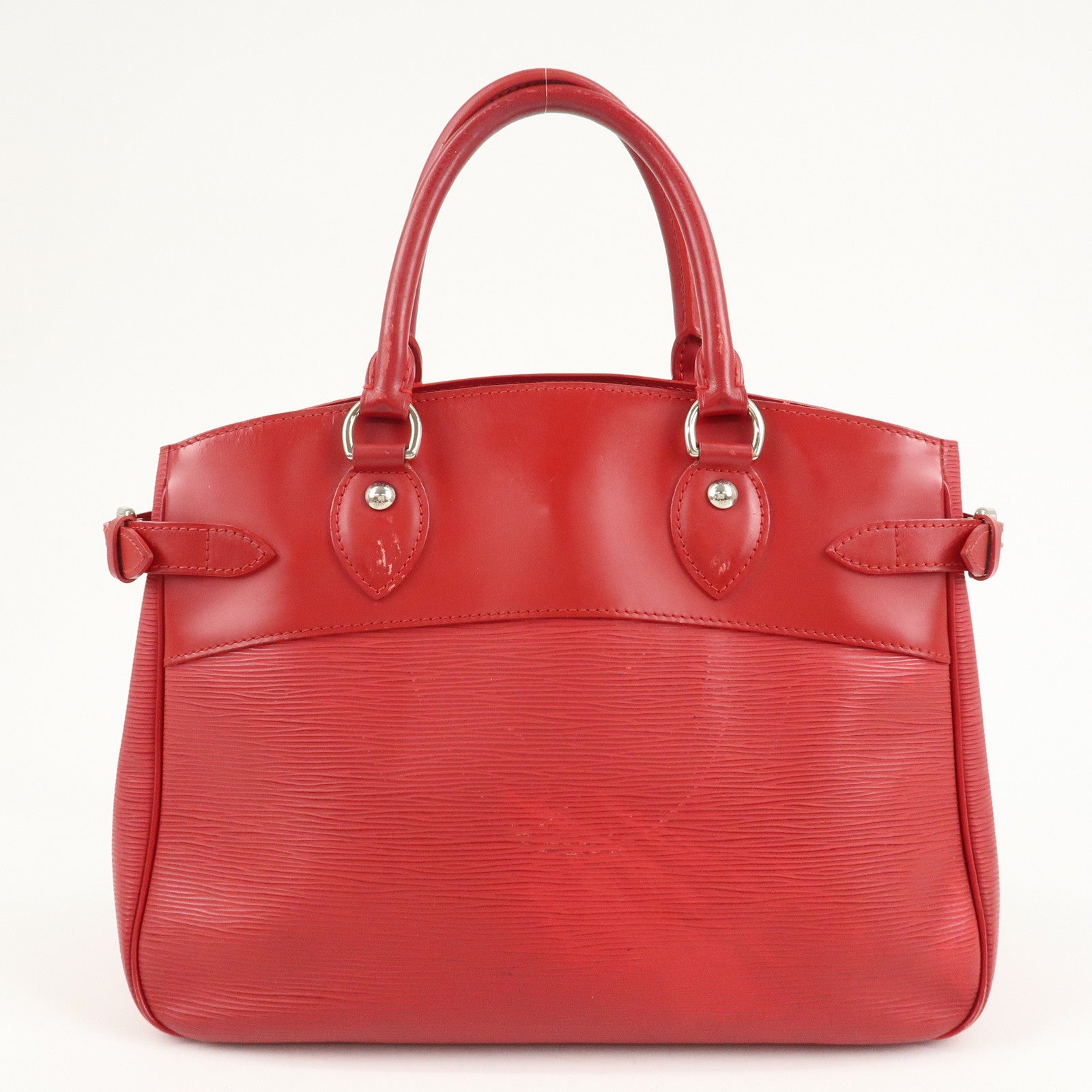 Louis Vuitton Epi Leather Passy PM Tote Bag Rouge M5926E Used