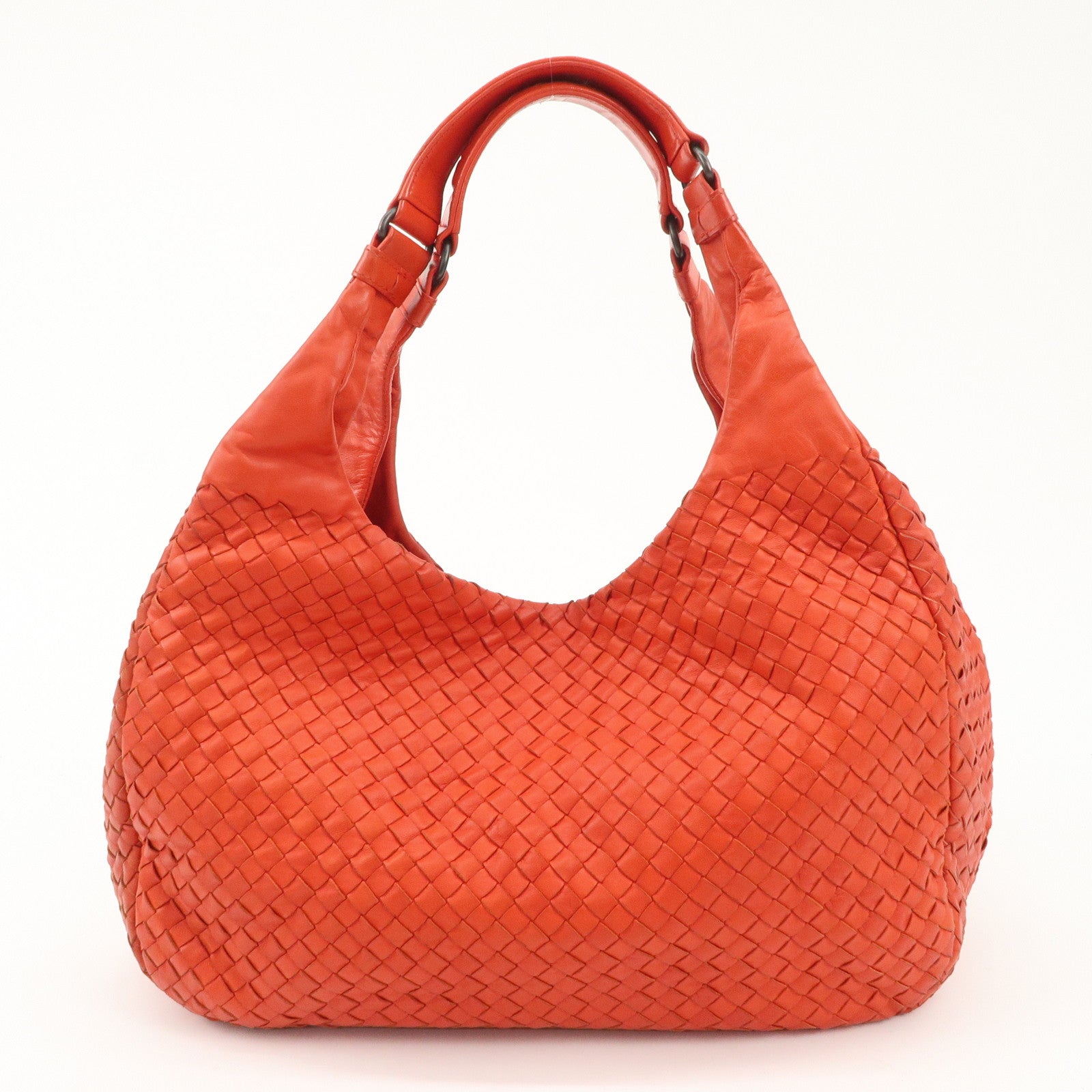 BOTTEGA VENETA Intrecciato Leather Campana Shoulder Bag Used