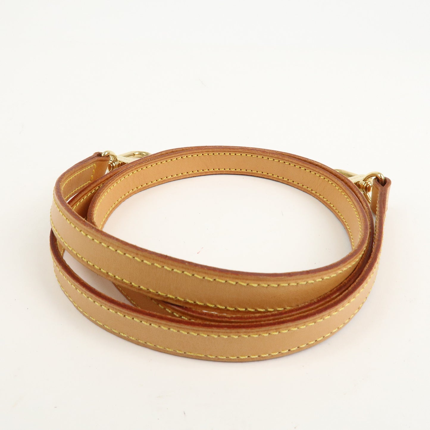 Louis Vuitton Nume Leather Shoulder Strap 120cm Beige J00144