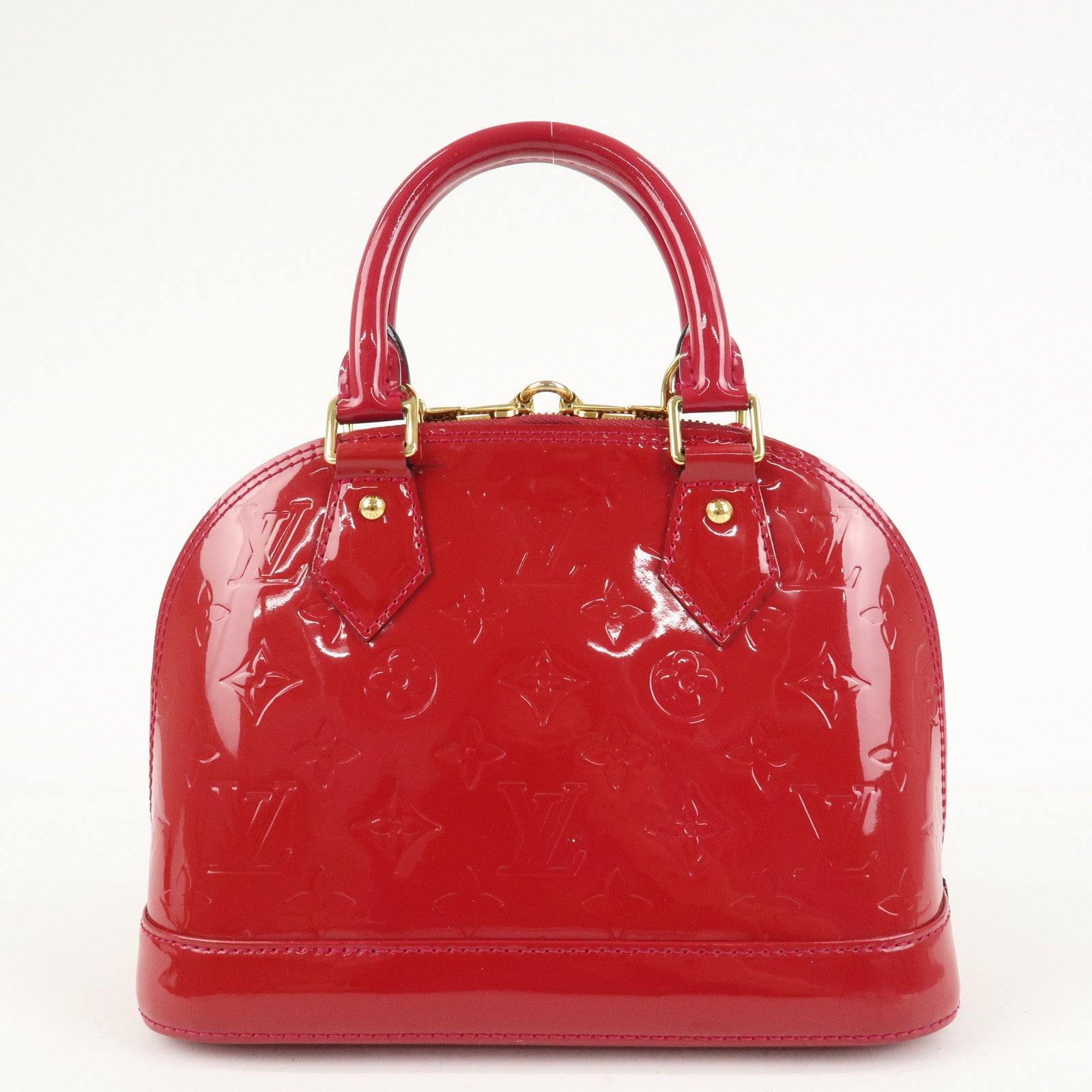 Louis Vuitton Monogram Vernis Alma BB 2Way Bag Rose Indien M91771 Used