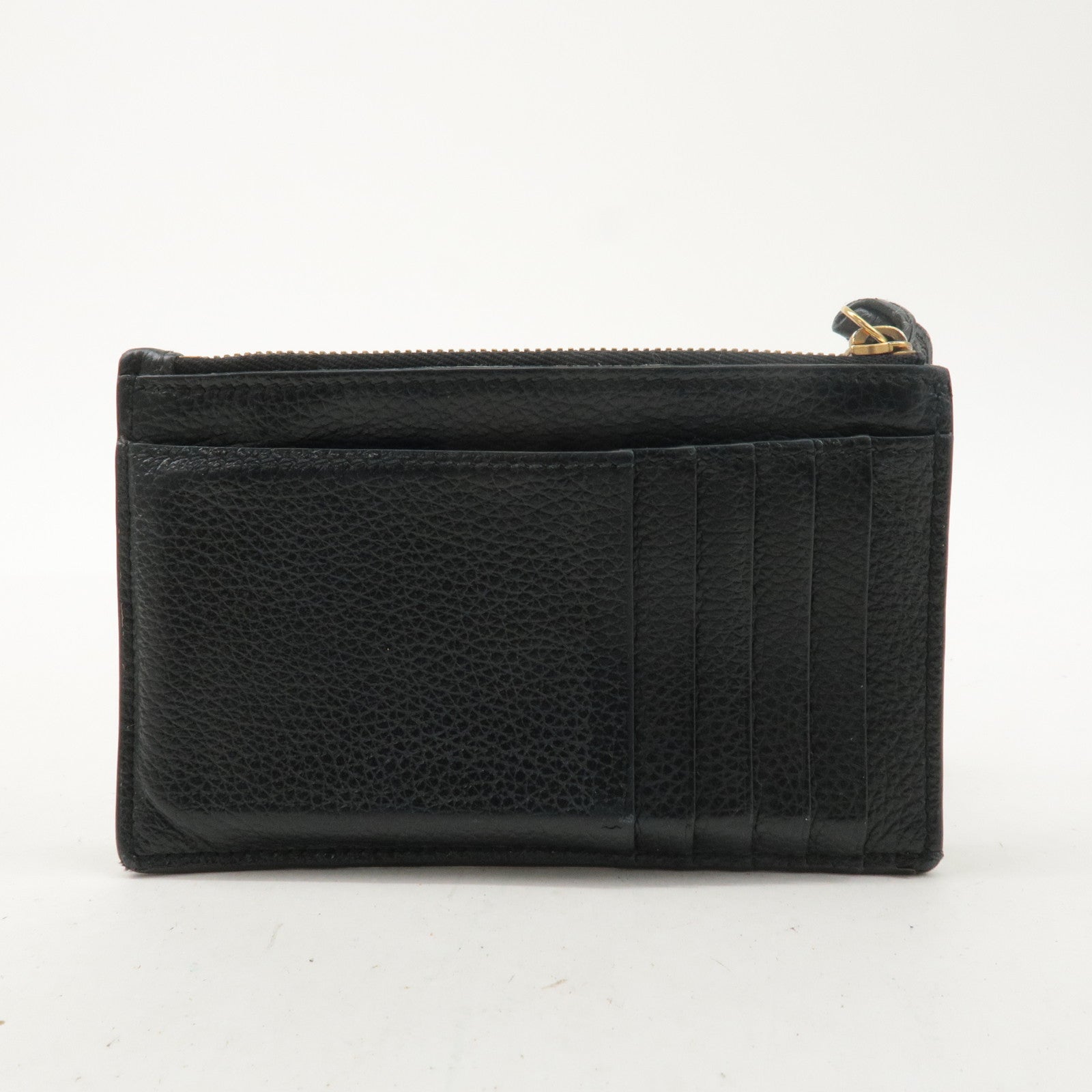 BALENCIAGA Leather Neo Classic Fragment Case Coin Case