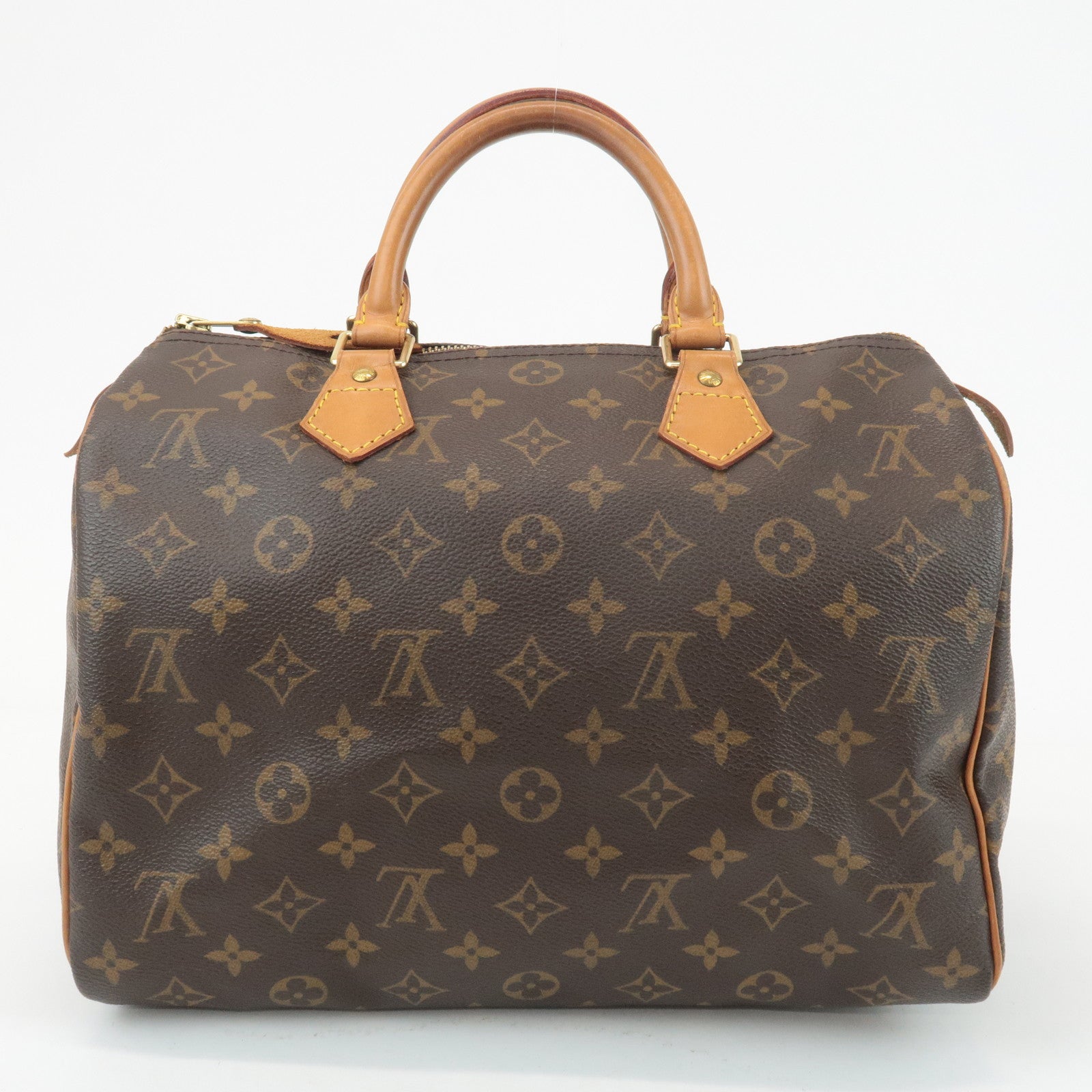 Louis Vuitton Monogram Speedy 30 Hand Bag Boston Bag M41108 Used