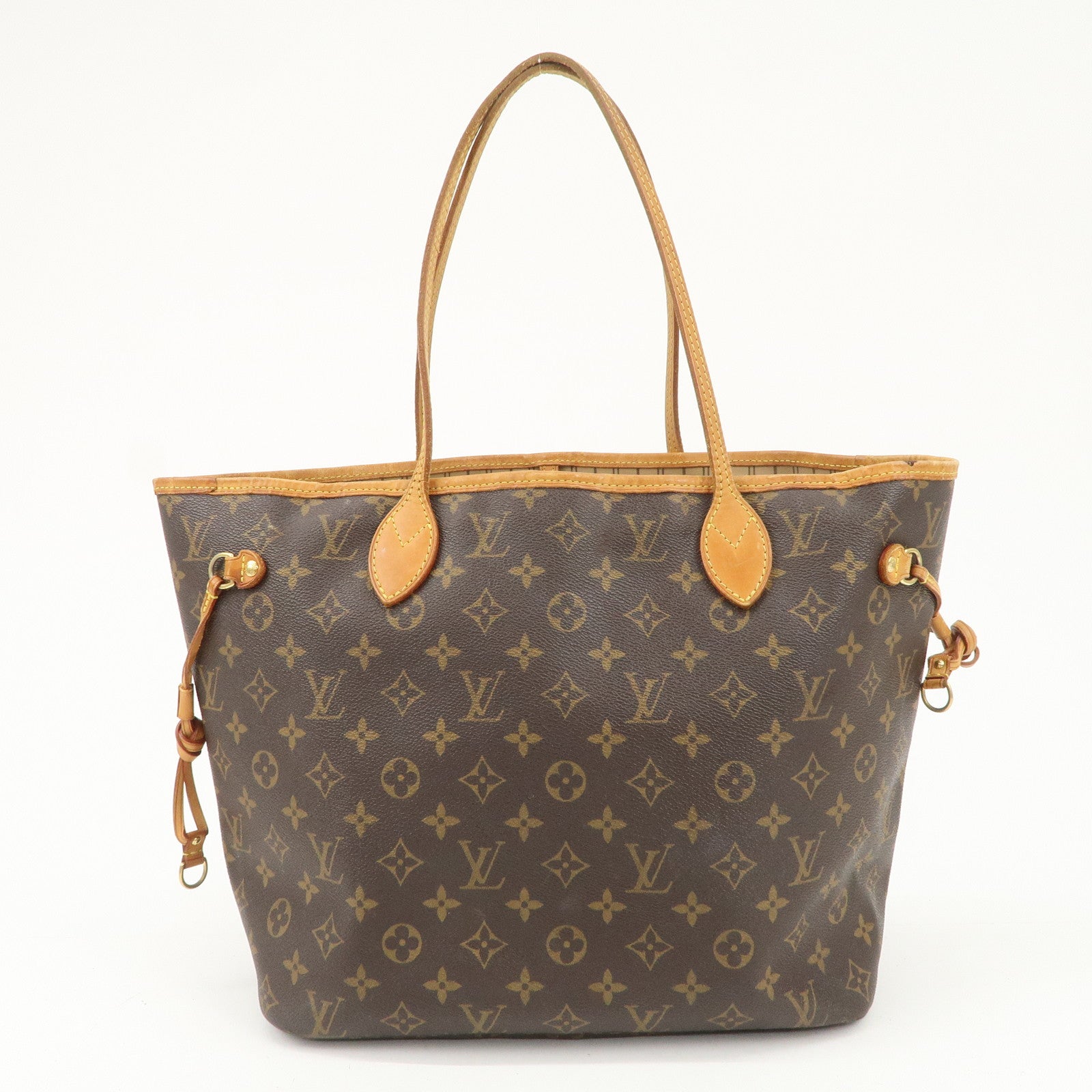 Louis Vuitton Monogram Neverfull MM Tote Bag Brown M40156 Used