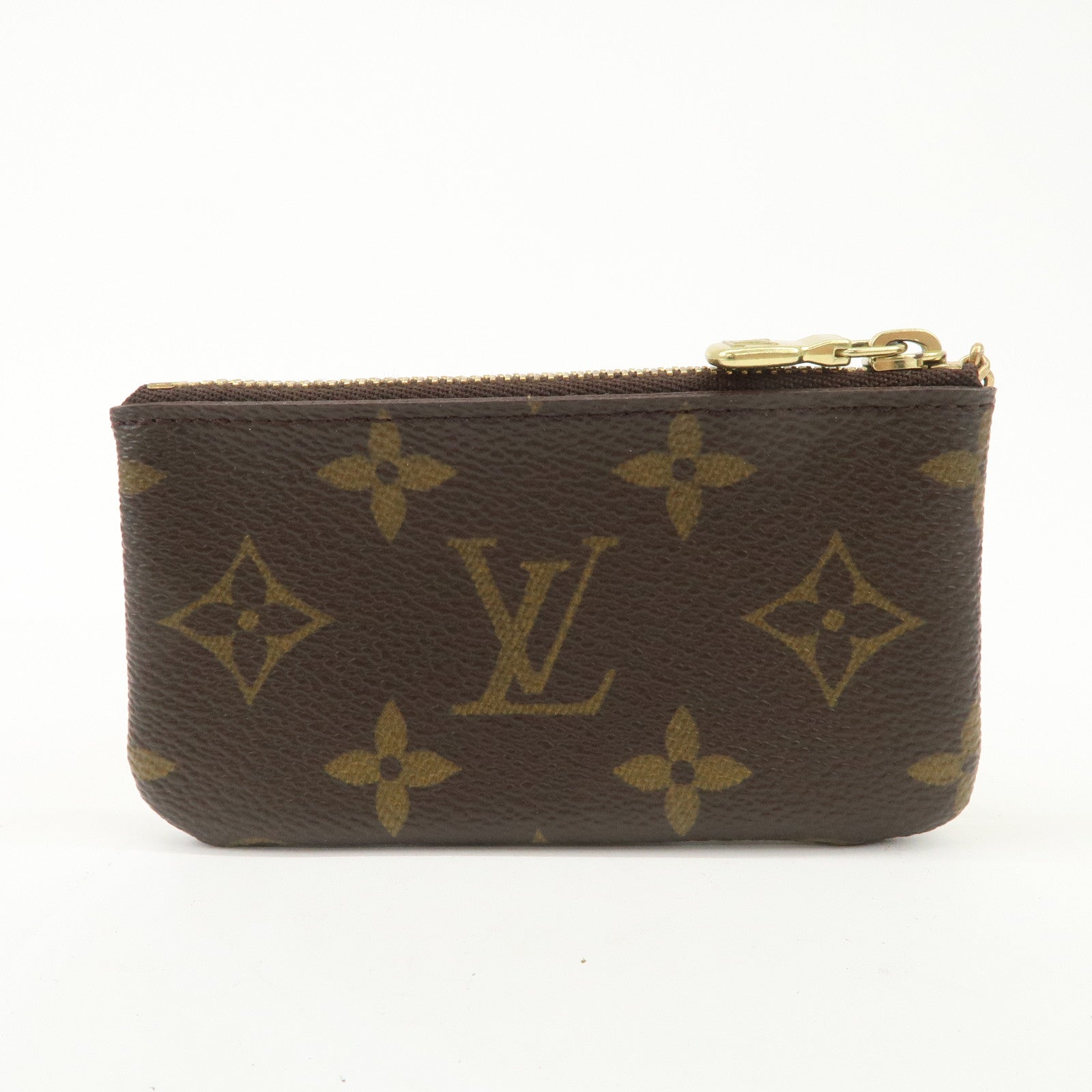 Louis Vuitton Monogram Pochette Cles Coin Case Key Case  M62650 Used