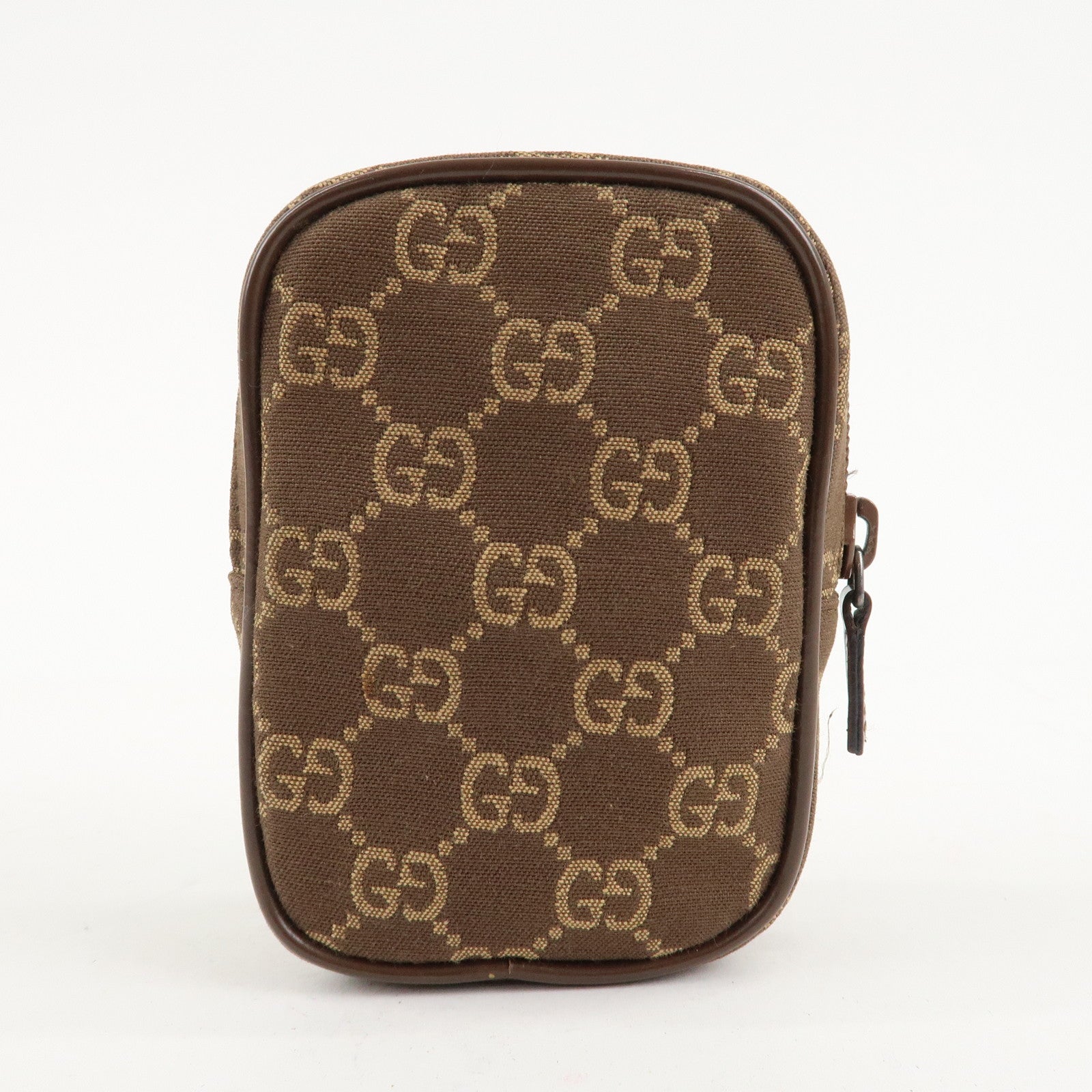 GUCCI GG Canvas Cigarette case Brown Beige 030.1675 002404 Used