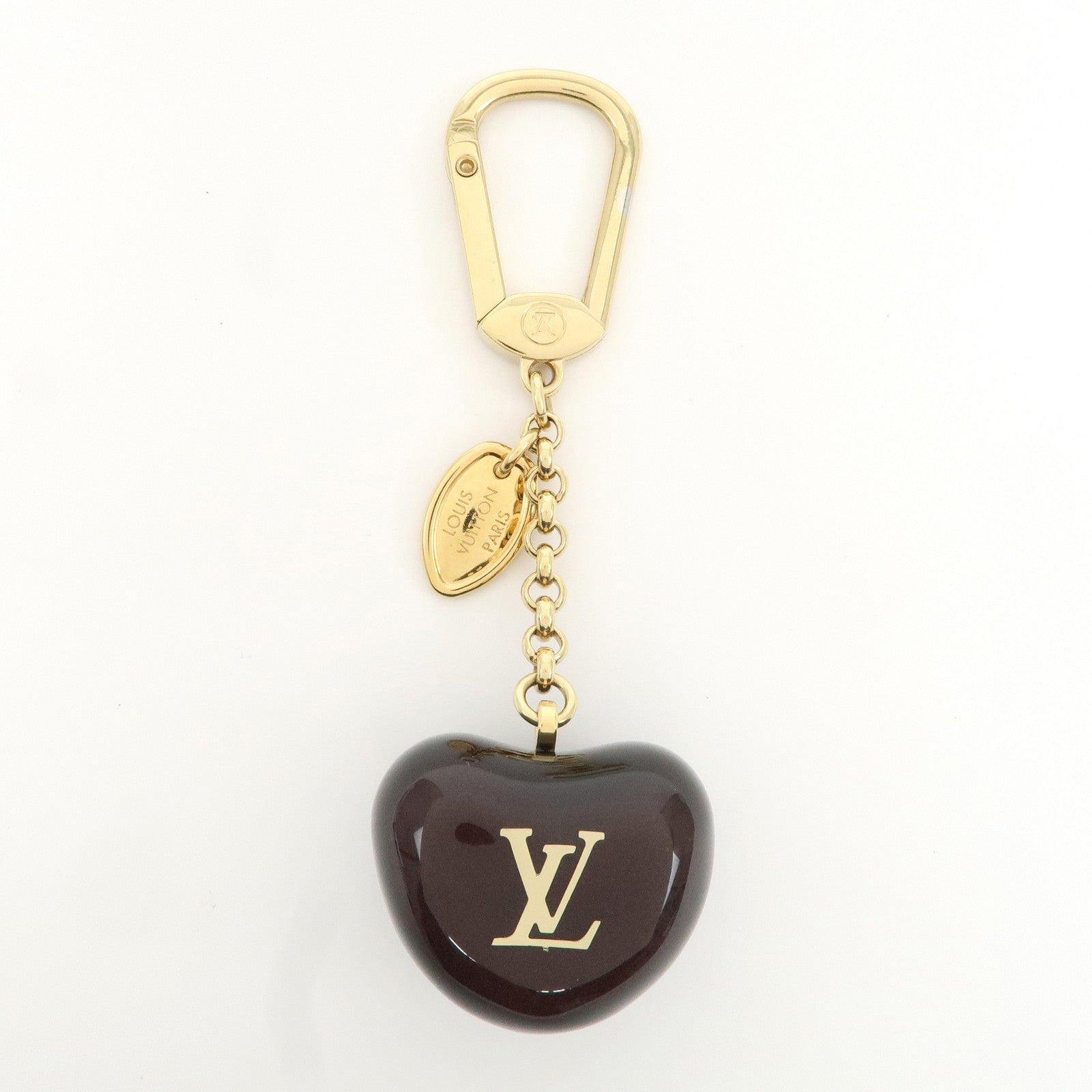 Louis Vuitton Porte Cles Pomme Bag Charm Amarante M66494