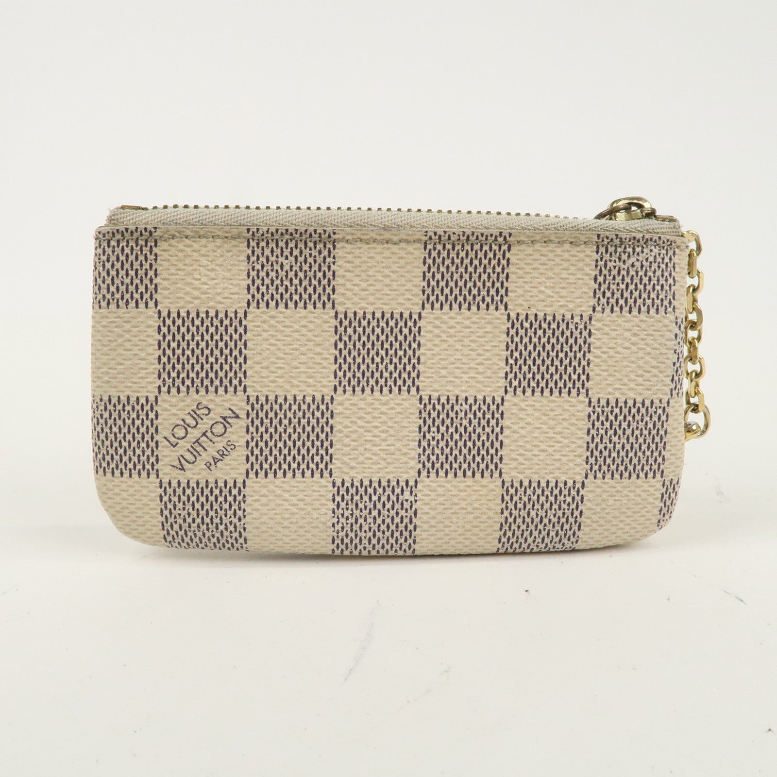 Louis Vuitton Damier Azur Pochette Cles Coin Case N62659