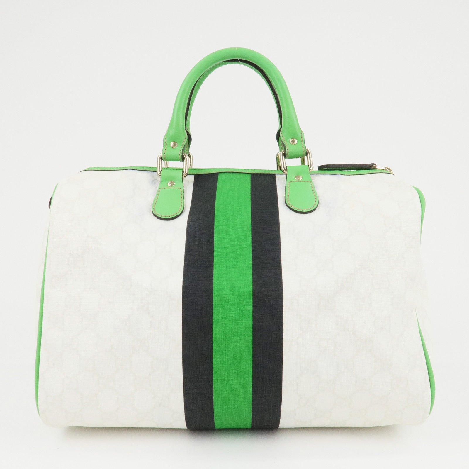 GUCCI JOY Line GG Supreme Leather Boston Bag 189895