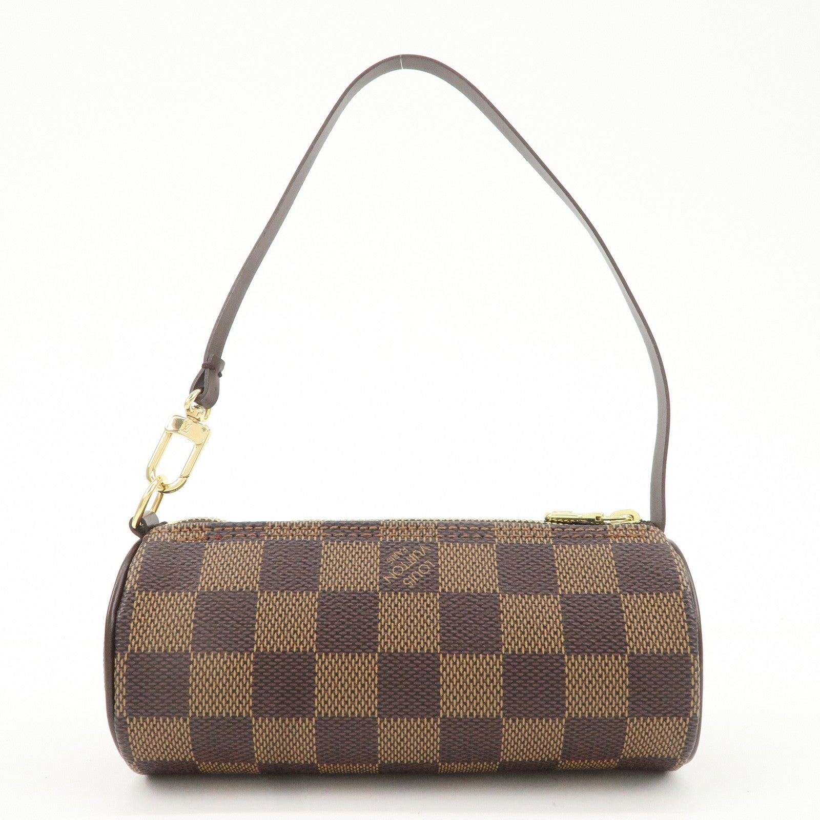 Louis Vuitton Damier Ebene Mini Pouch for Papillon Bag Brown