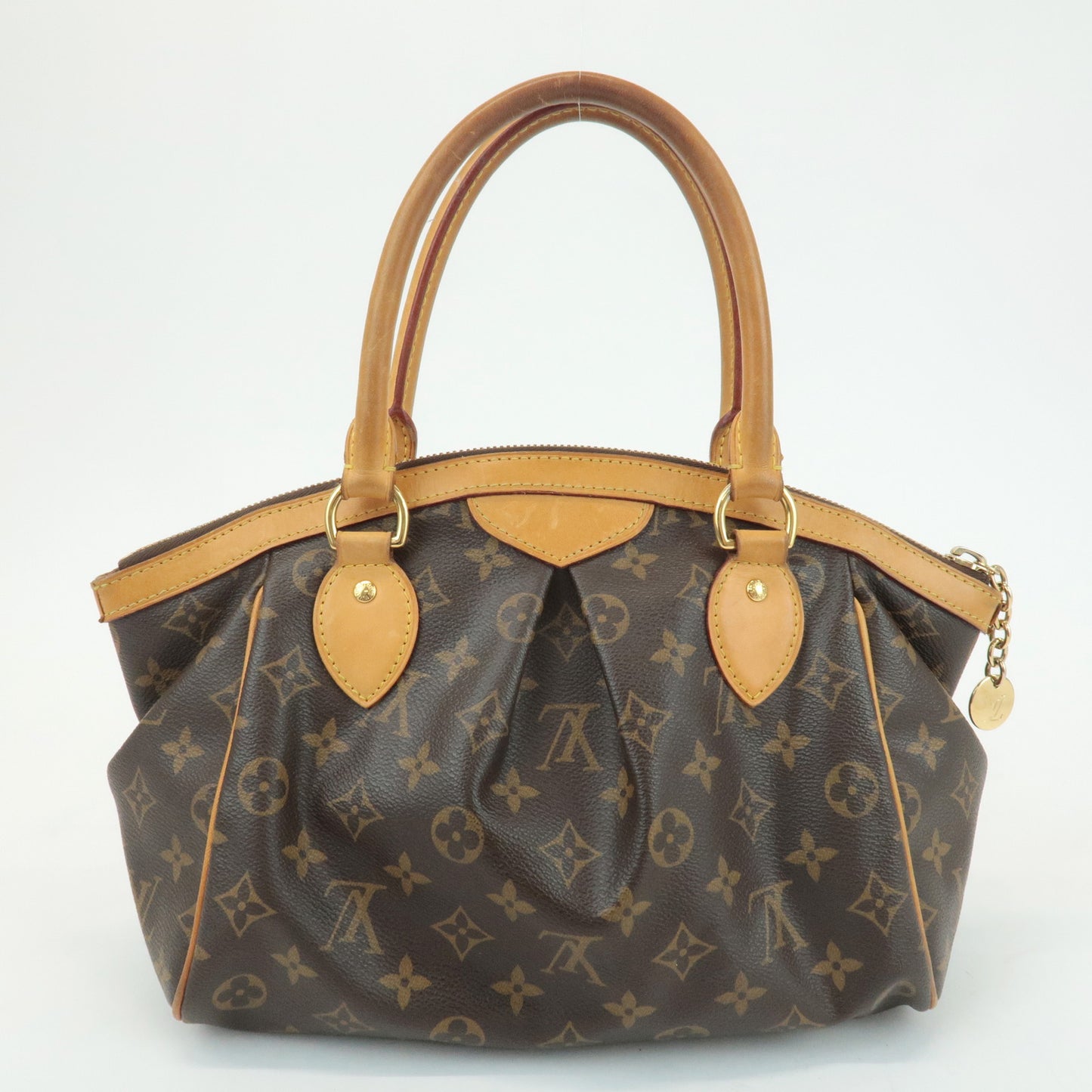 Louis Vuitton Monogram Tivoli PM Hand Bag Brown M40143