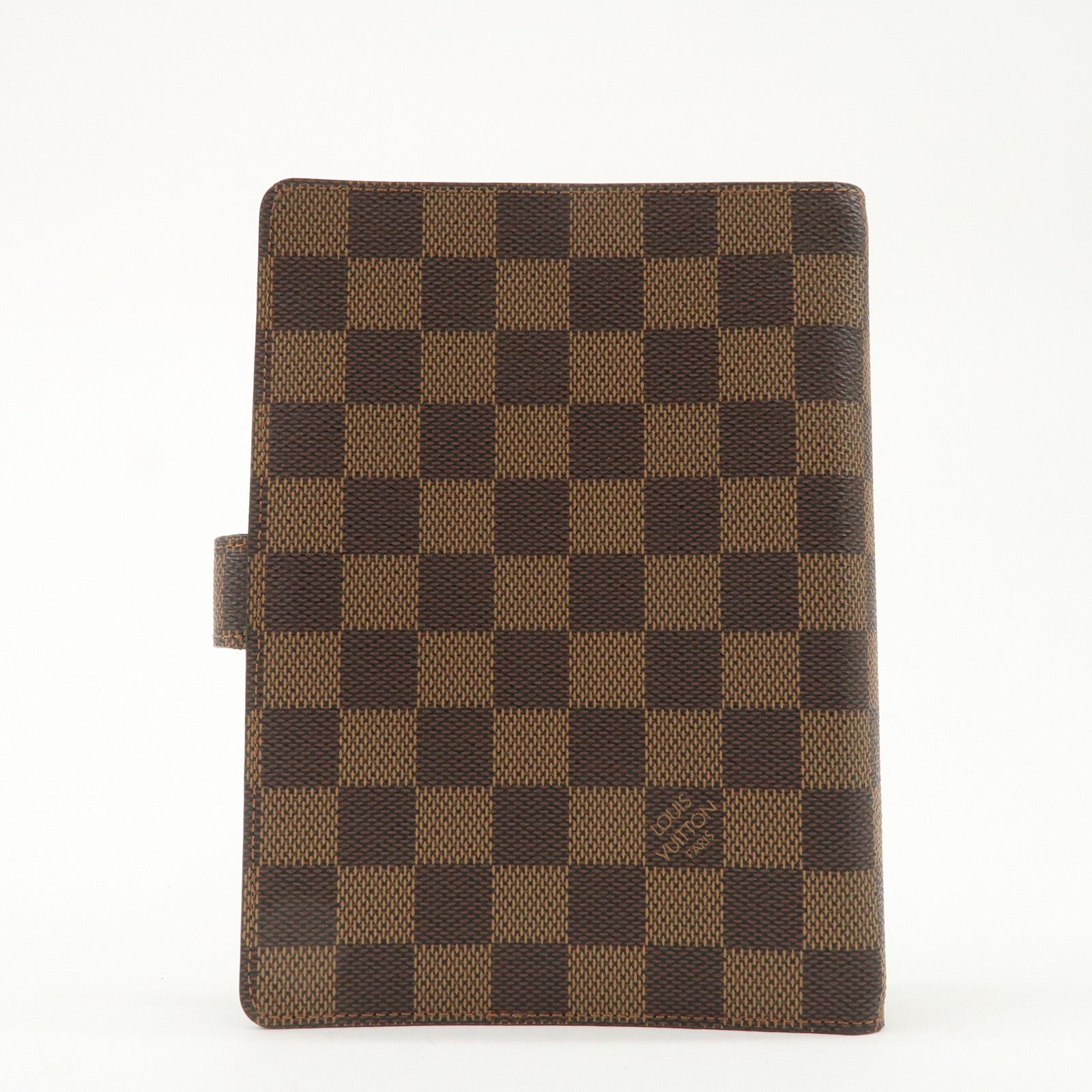 Louis Vuitton Damier Agenda MM Planner Cover Brown R20240