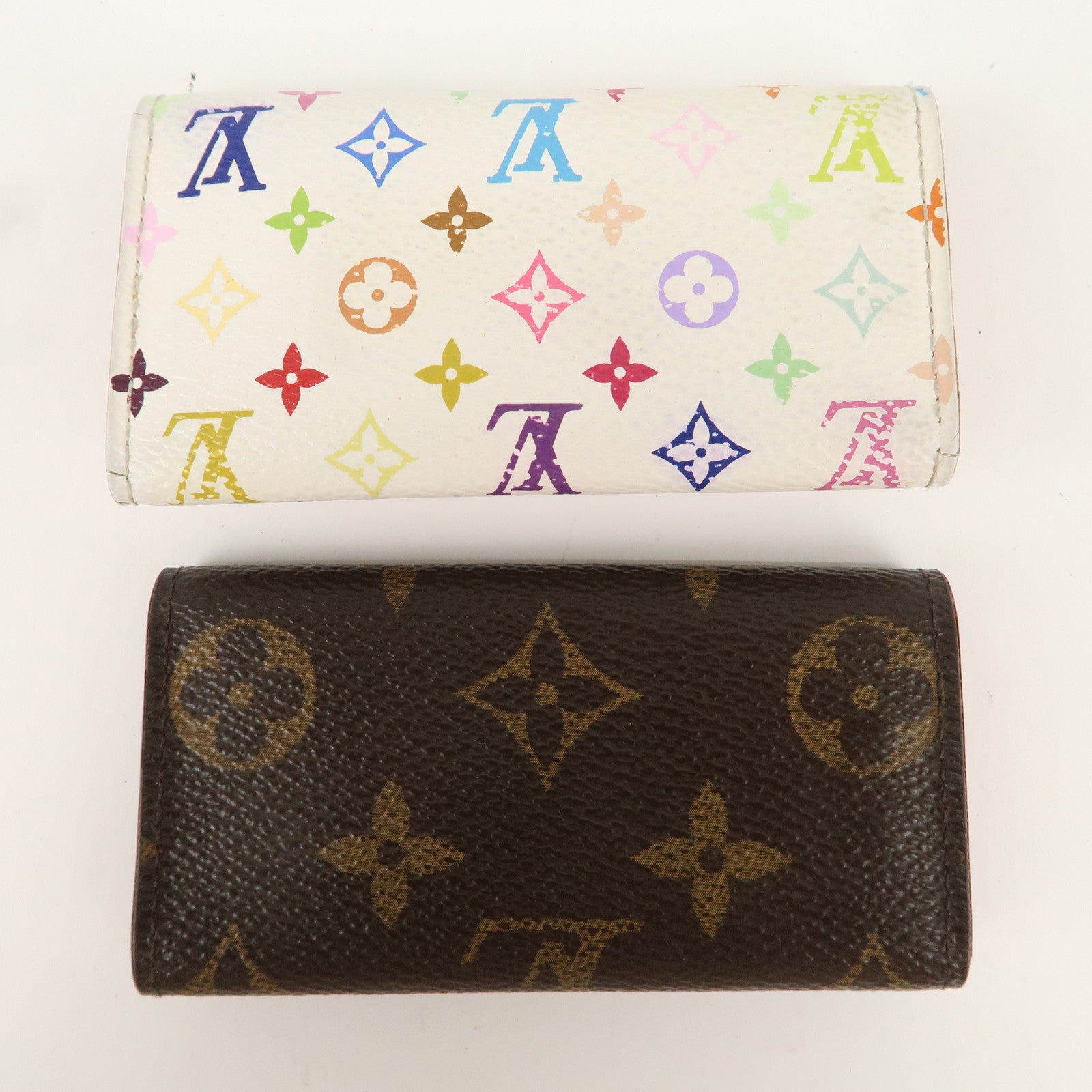 Louis Vuitton Set of 2 Monogram Multicles 4 Key Case M64070 M60043