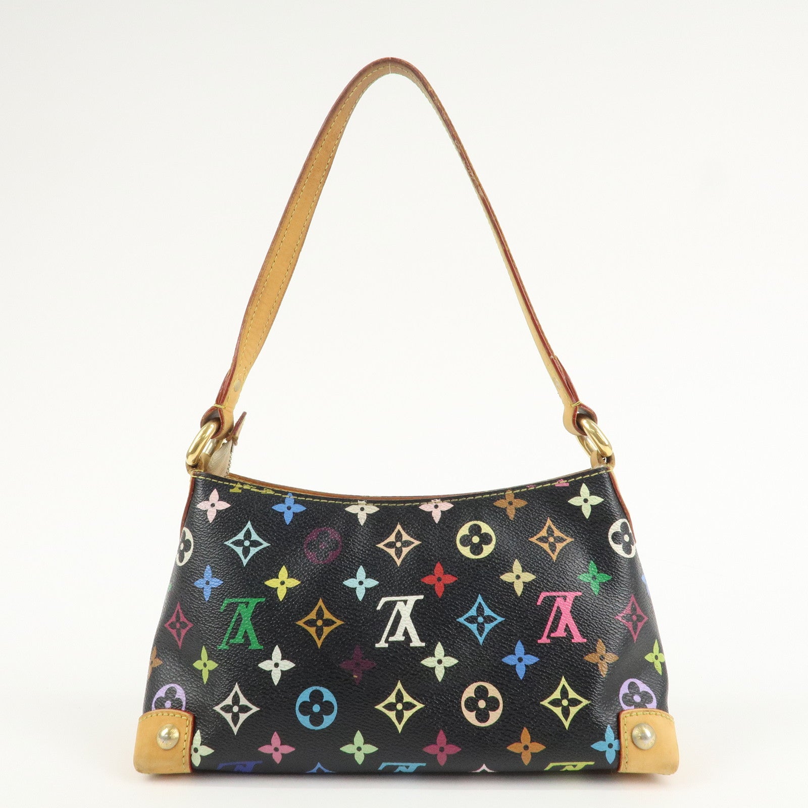 Louis Vuitton Monogram Multicolor Eliza Shoulder Bag M40099 Black Used