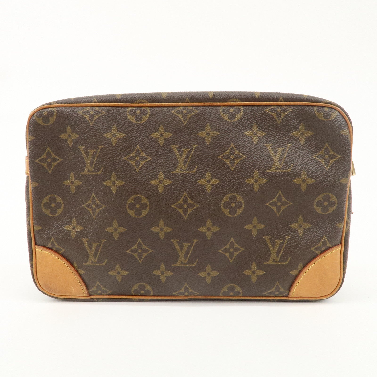 Louis Vuitton Monogram Compiegne 28 Pouch Clutch Bag M51845