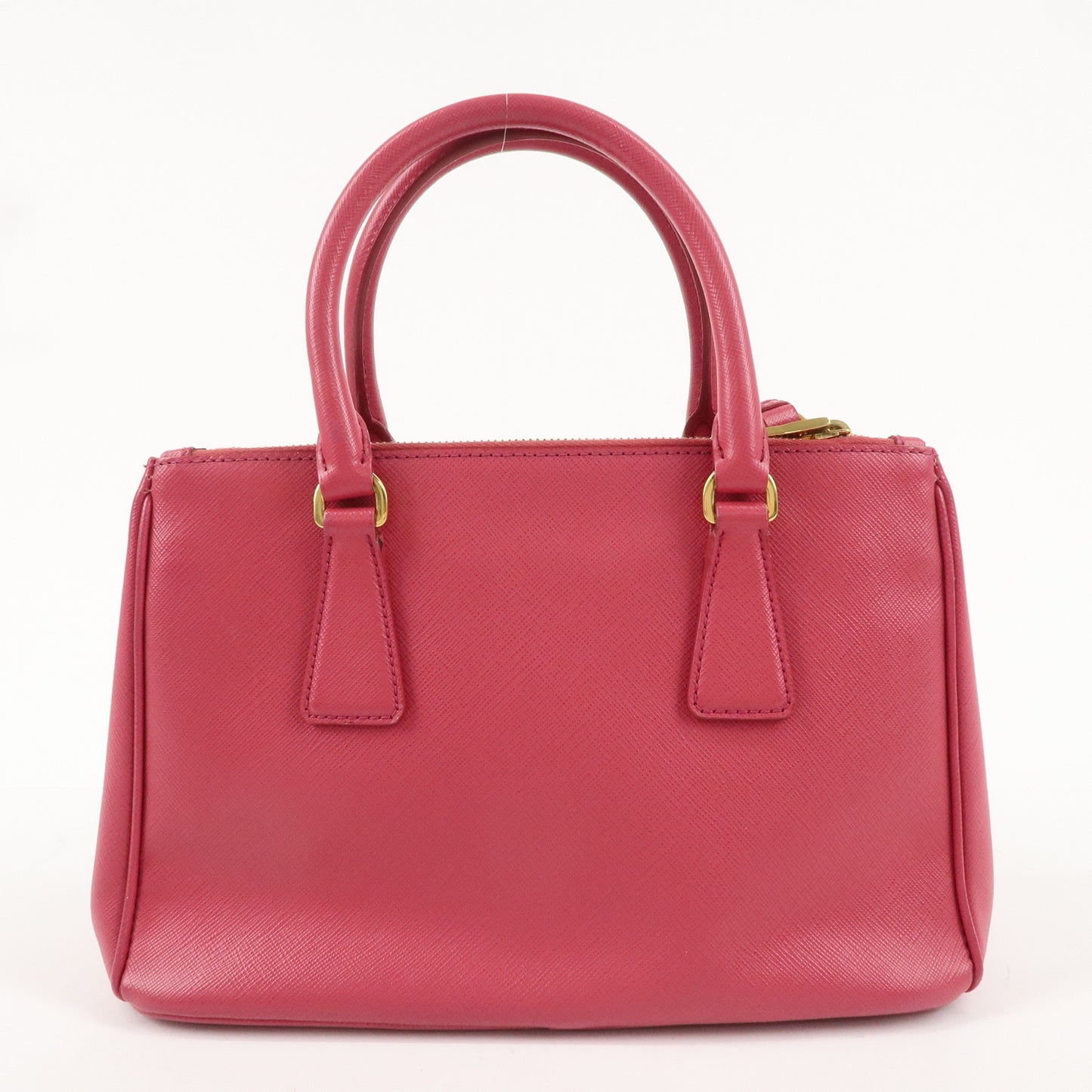 PRADA Logo Saffiano Leather 2WAY Bag Hand Bag Shoulder Bag Pink