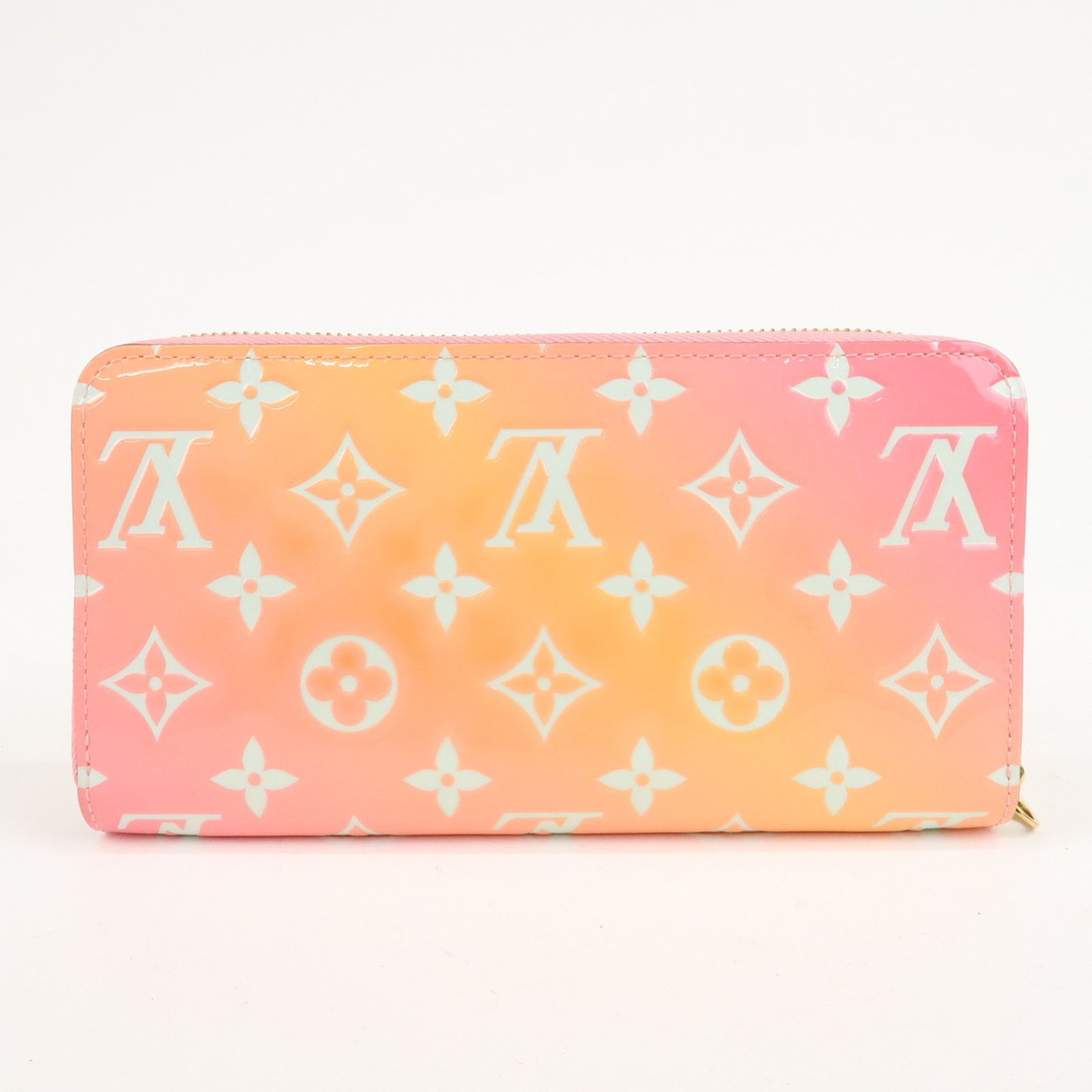 Louis Vuitton Monogram Vernis Zippy Wallet Sunrise Gradient