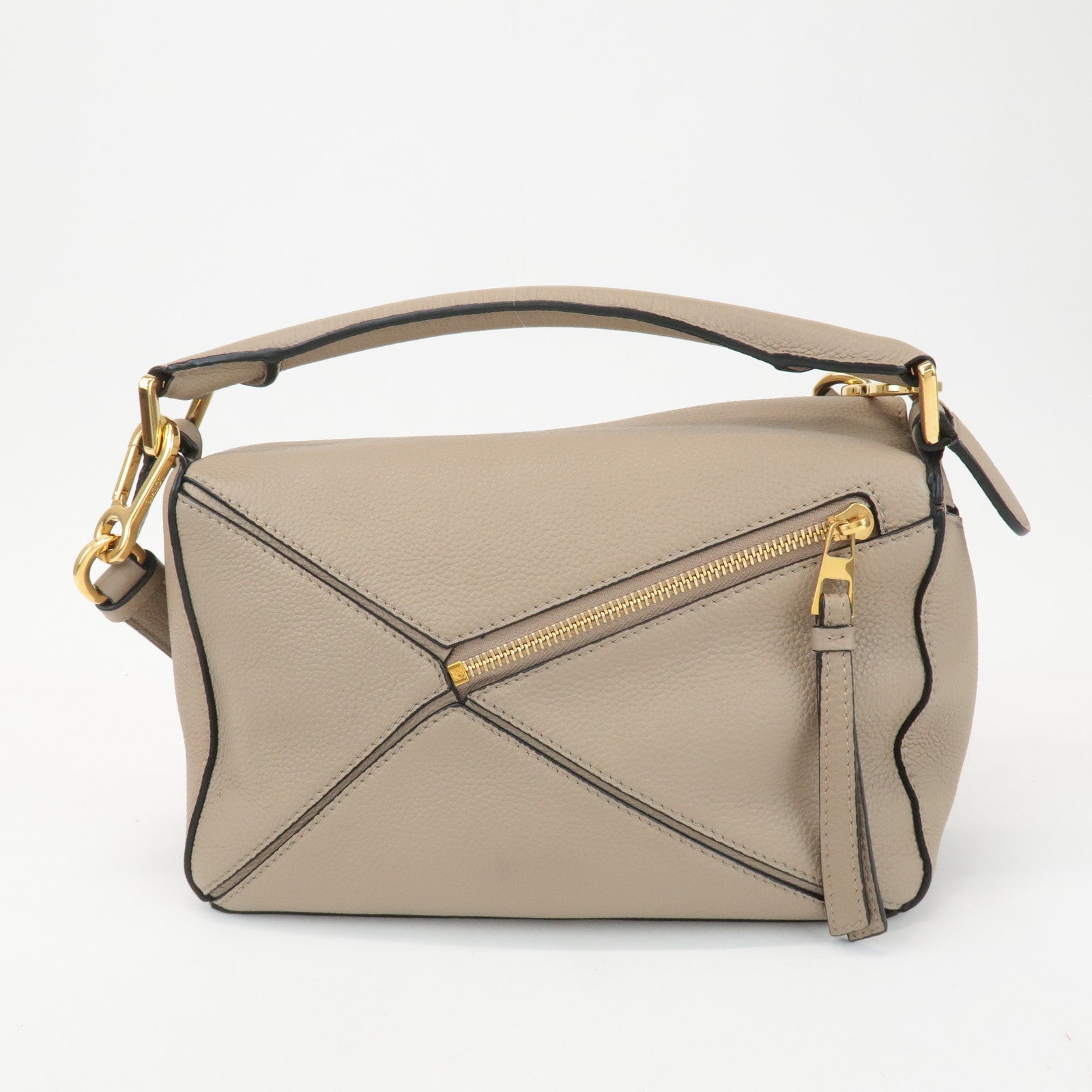 LOEWE Puzzle Calf Leaather Puzzle Bag Small 2Way Bag Sand