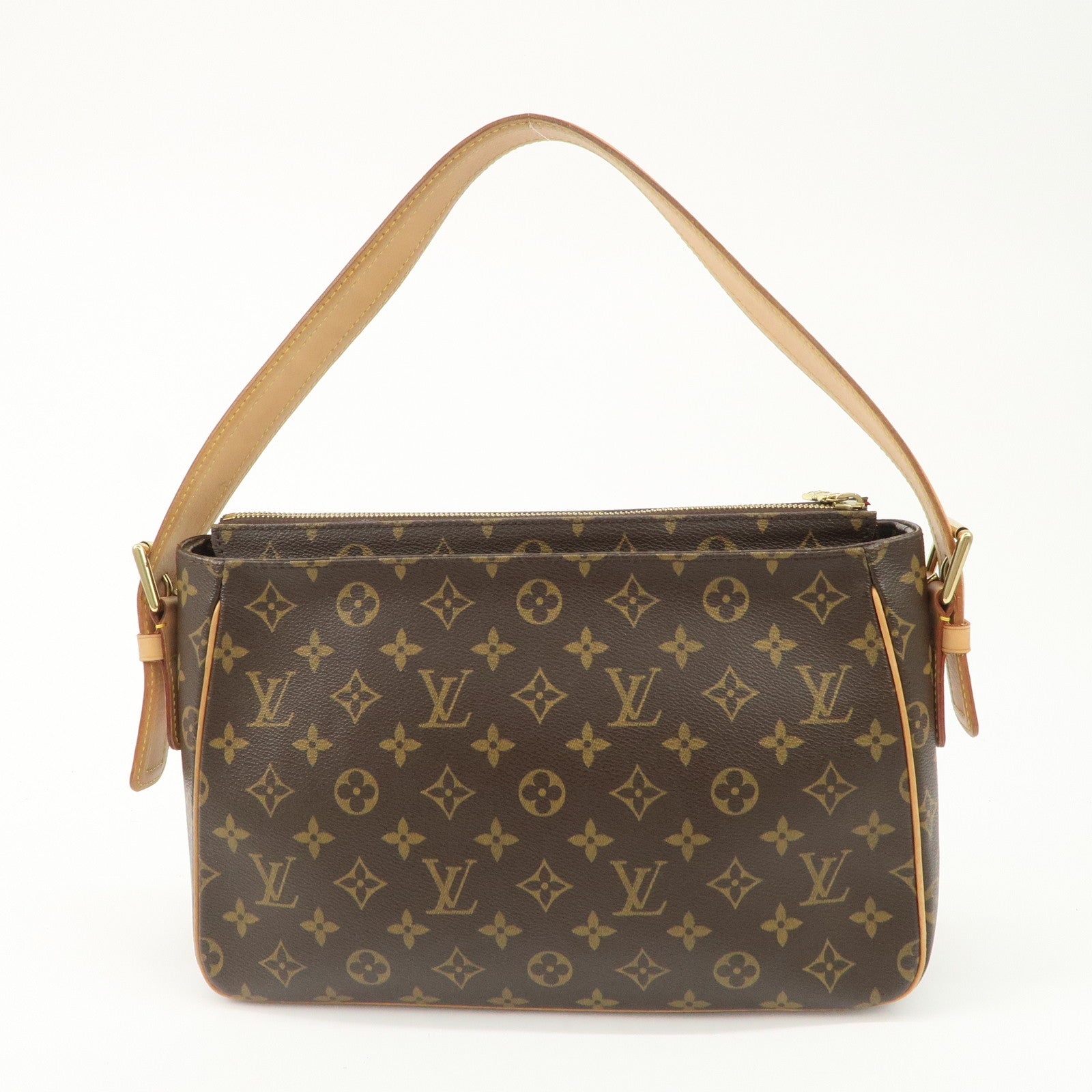 Louis Vuitton Monogram Viva Cite GM Shoulder Bag FA Engraved M51163Used F/S